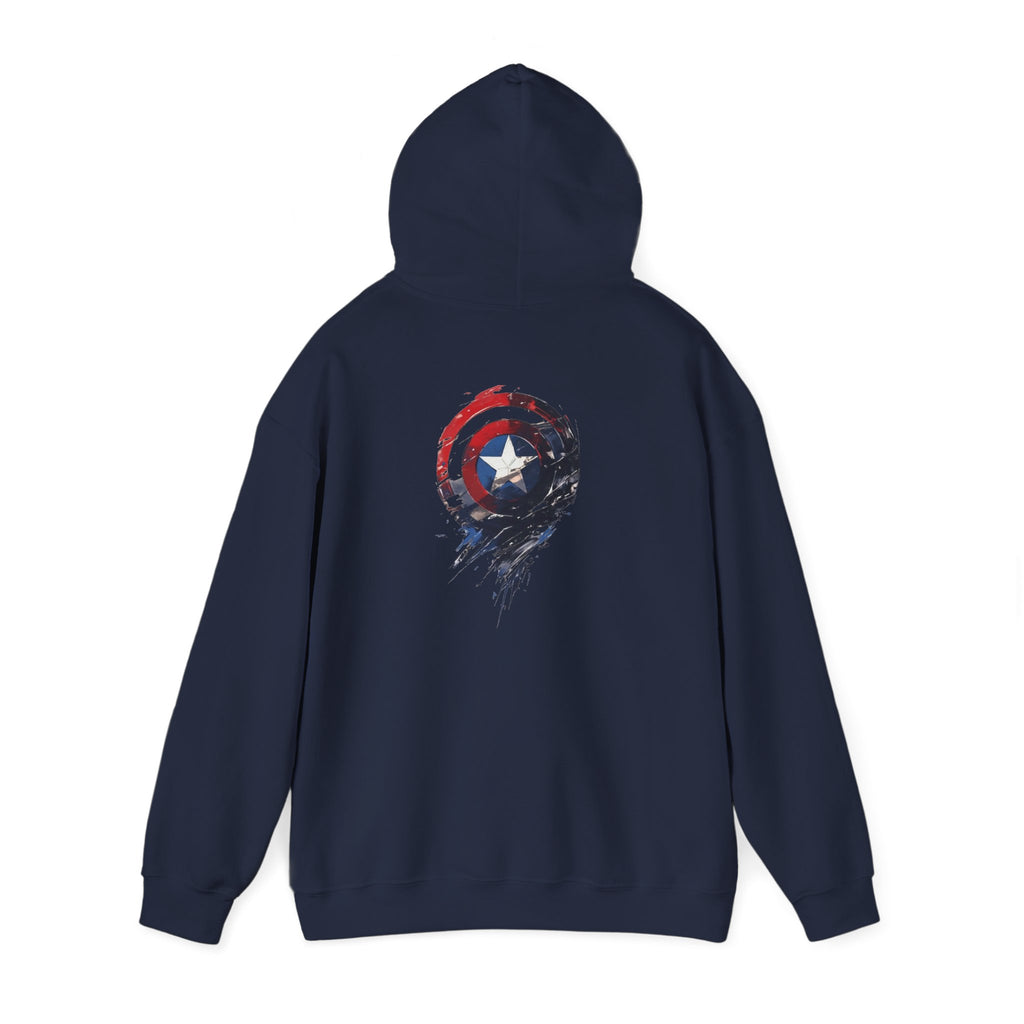 Hooded Sweatshirt - Captain America Design