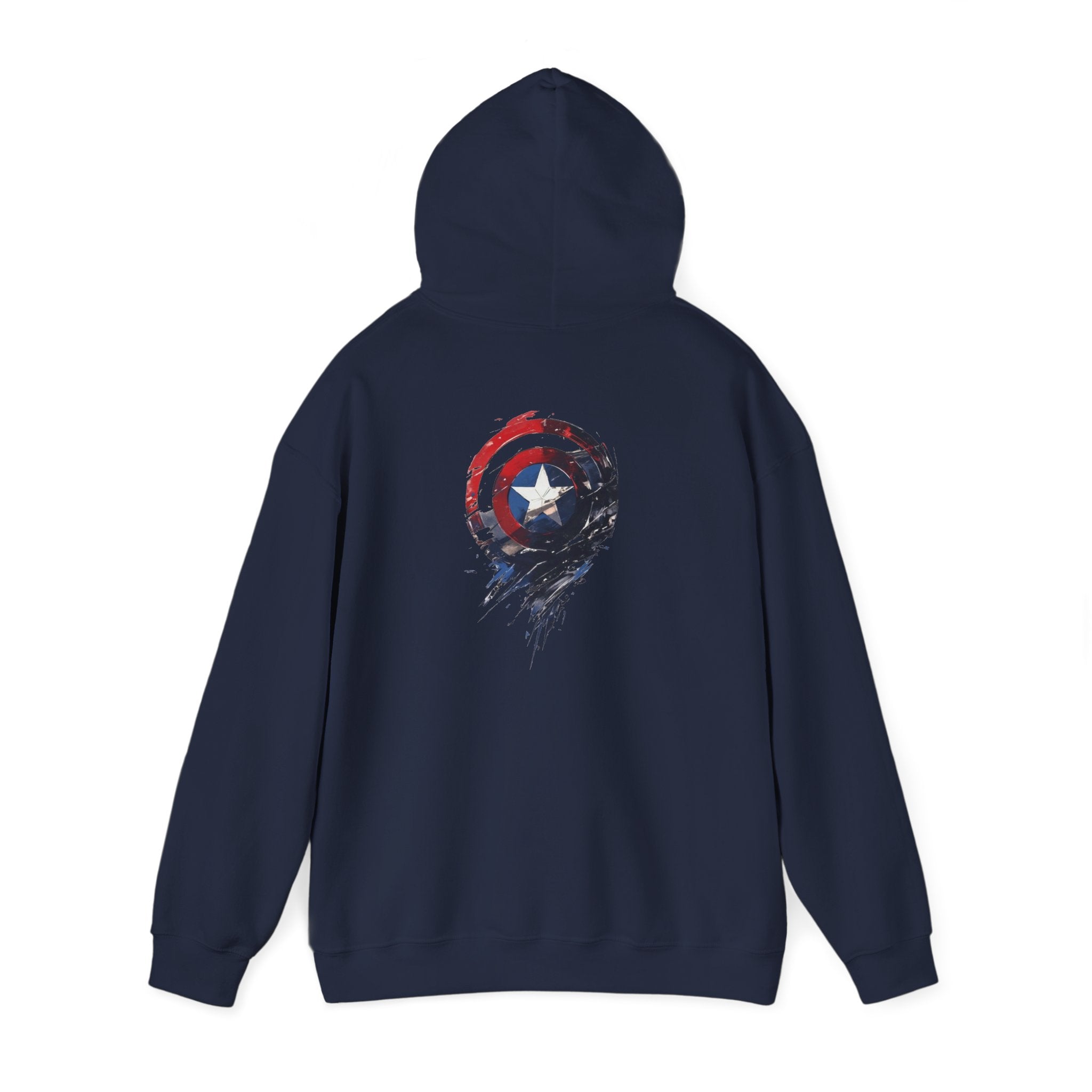 Hooded Sweatshirt - Captain America Design