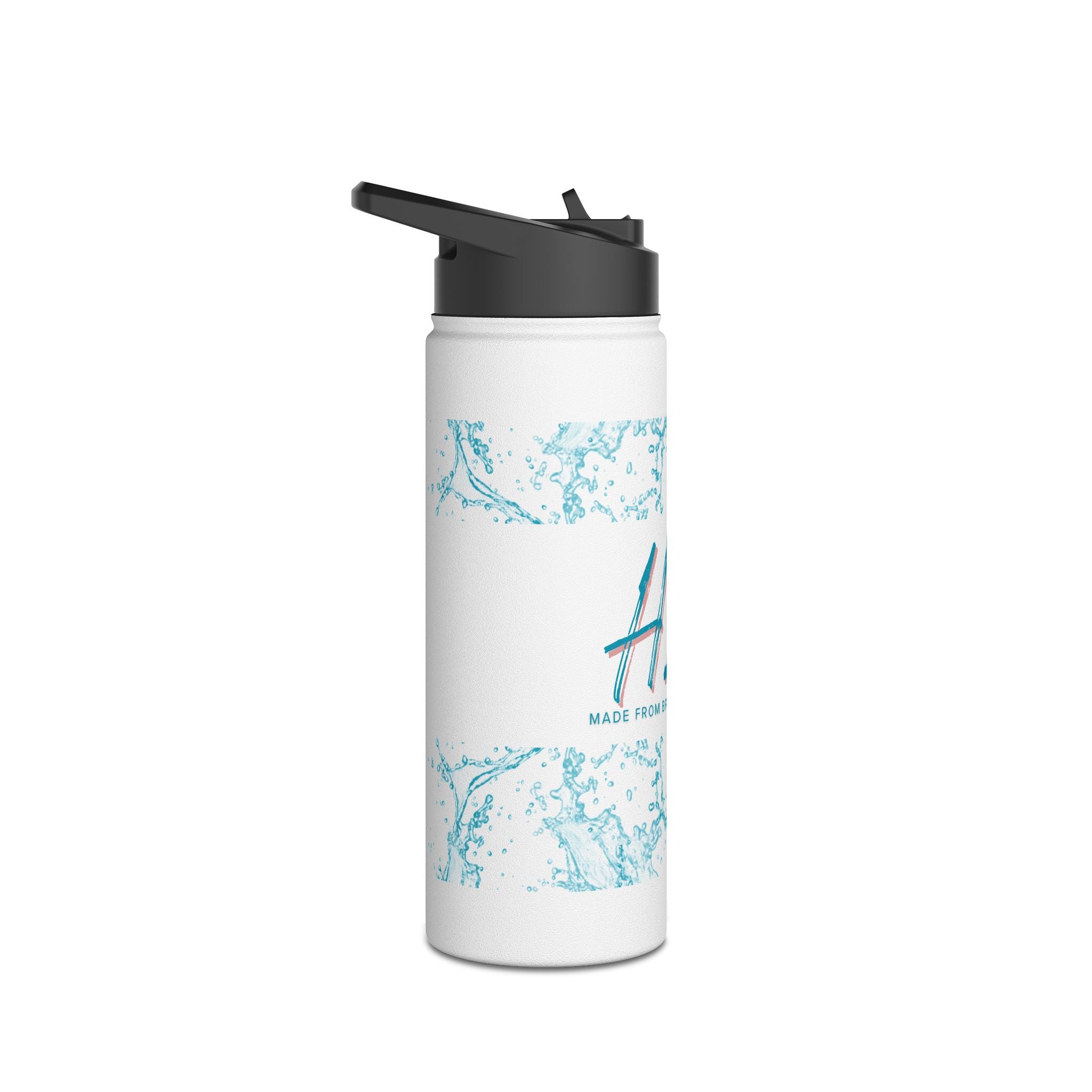 H2O Stainless Steel Water Bottle, Eco-Friendly Hydration for Travel, Sports, Yoga, Gifts, Outdoor Adventures