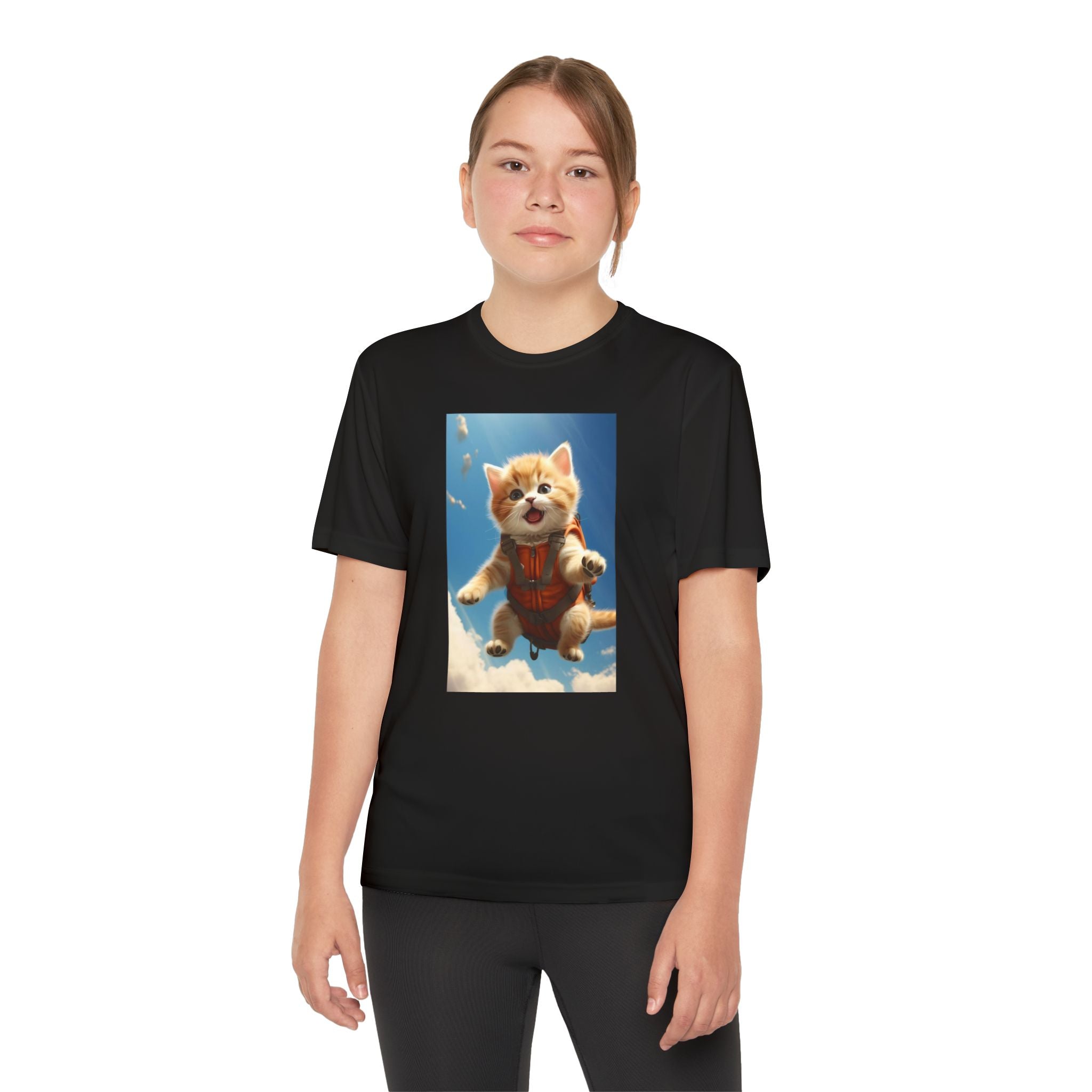 Youth Tee Shirt, Kids Animal Graphic Top, Cute Black and White Tee, Children's Zoo Theme Shirt, Bamboo Bear
