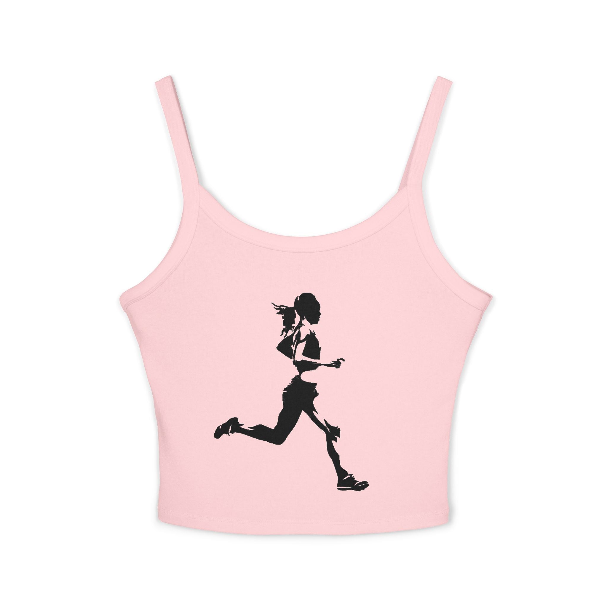 Running Woman Tank Top, Athletic Workout Top, Fitness Sleeveless Shirt, Jogging Muscle Tee, Exercise Gym Cami