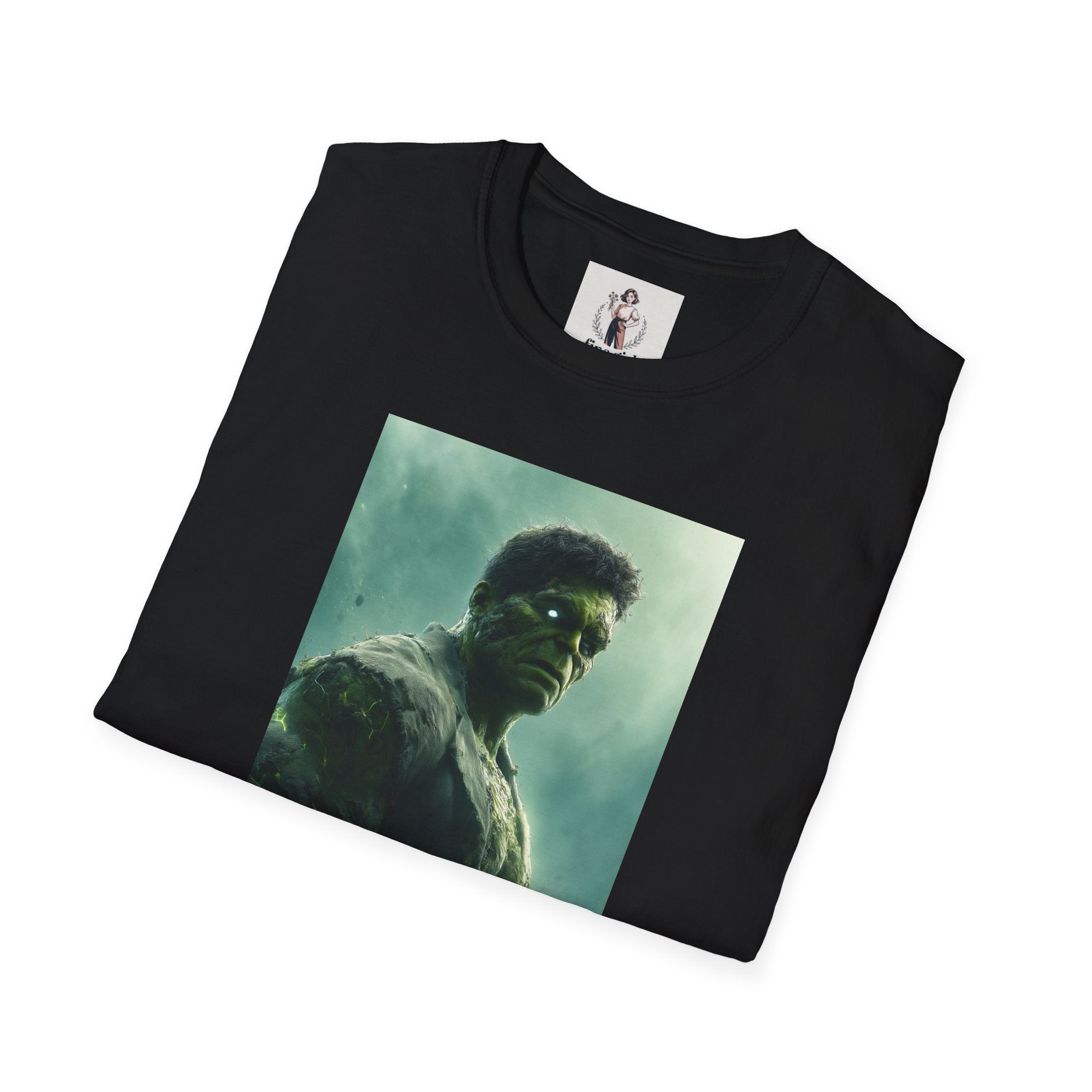 The Incredible Hulk Superhero Marvel Unisex Softstyle T-Shirt, Comic Book Tee, Geeky Clothing, Cosplay Costume Top
