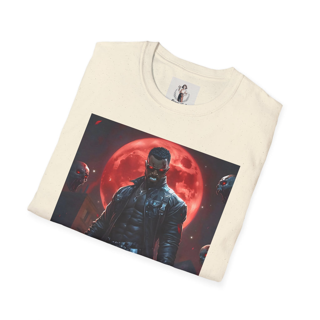 Blade Superhero Marvel Unisex Softstyle T-Shirt, Comic Book Tee, Geeky Clothing, Cosplay Costume Top