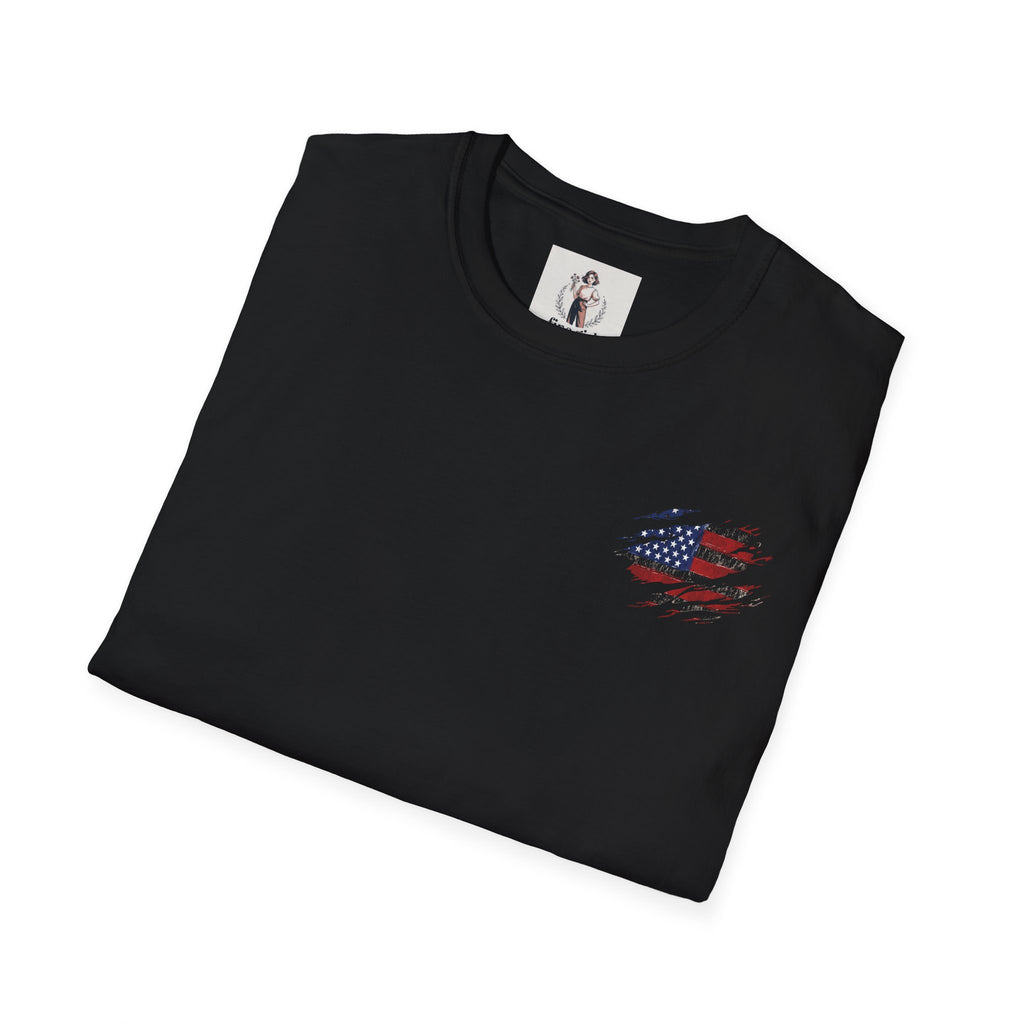 Paramedic Patriotic T-Shirt - USA Flag Tee, Fourth of July Shirt, American Pride Top, Independence Day Apparel, Red White Blue