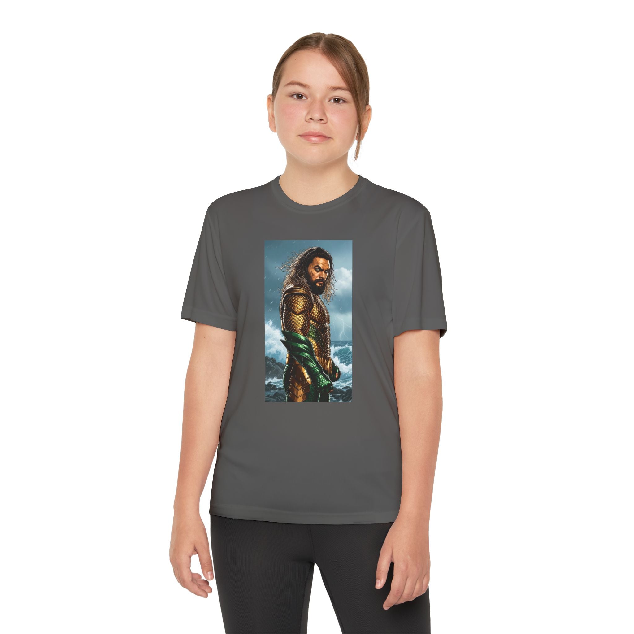 Aquaman Superhero Youth Tee, Kids Superhero Shirt, Child Aquaman T-shirt, Comic Book Tee, Superhero Fan Gift