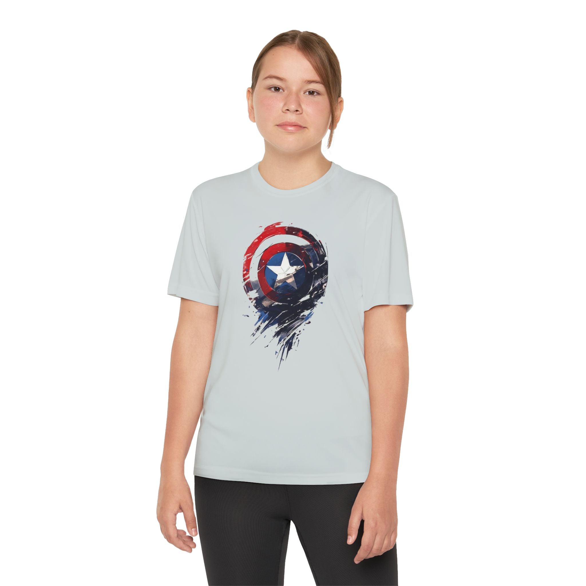 Advengers Youth T-Shirt Sports Graphic Tee, Cool Athletic Shirt for Kids