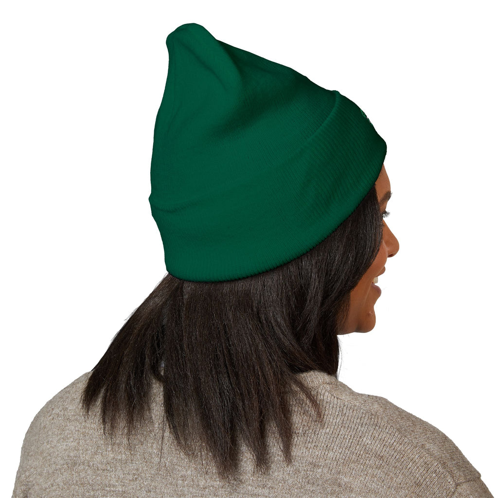 St. Patrick's Day 4-Leaf Clover Embroidered Beanie
