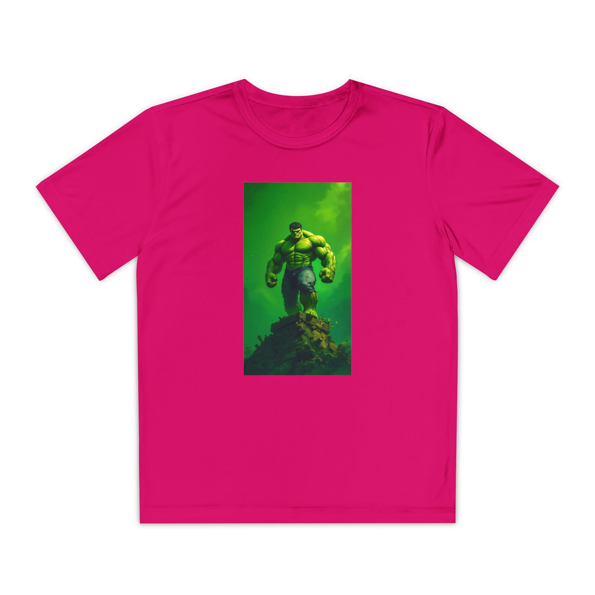 The Incredible Hulk Superhero Marvel Patriotic, Kids Graphic T-Shirt, Boys Hero Top, Girls Comic Book Clothing, Birthday