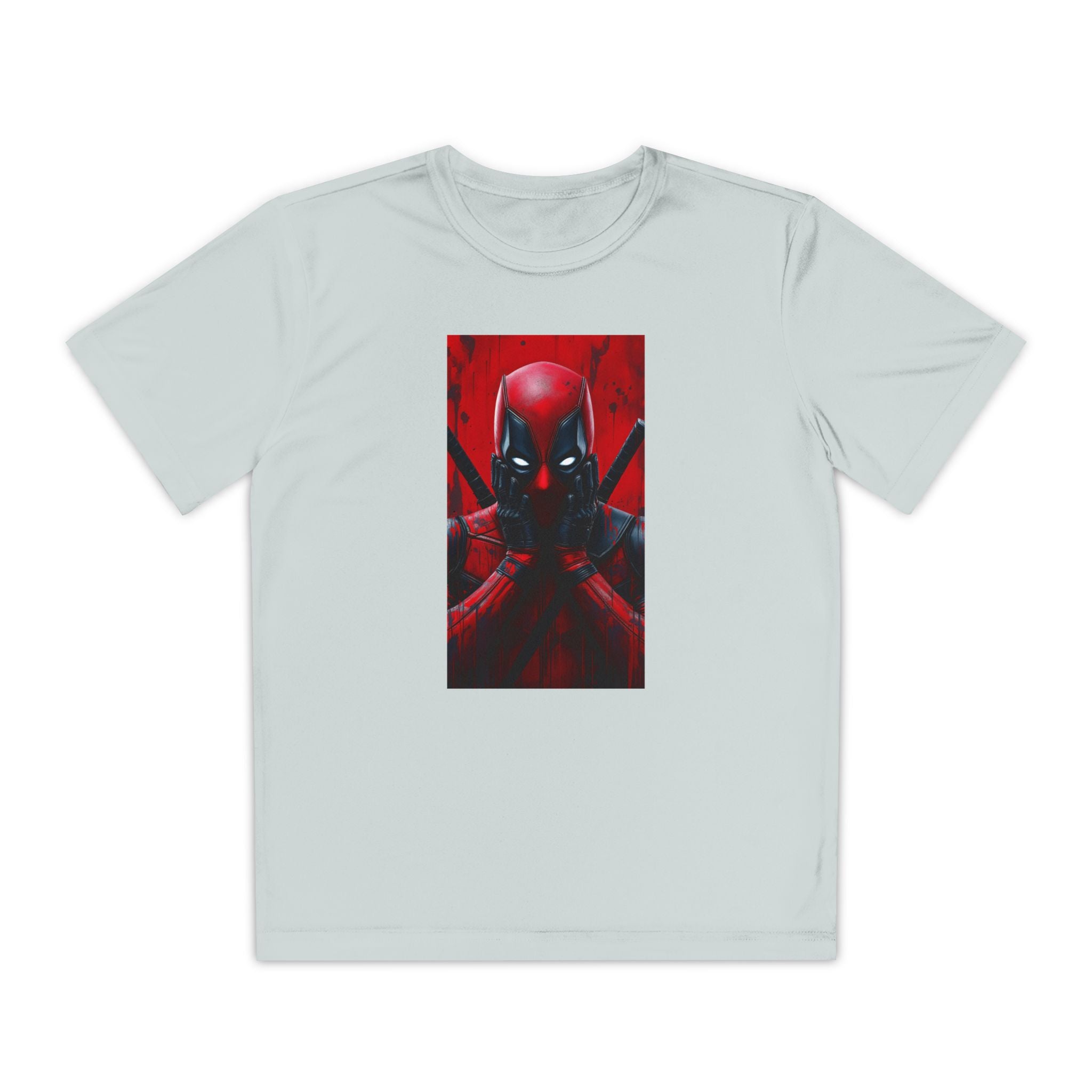 Deadpool Superhero Marvel Patriotic, Kids Graphic T-Shirt, Boys Hero Top, Girls Comic Book Clothing, Birthday