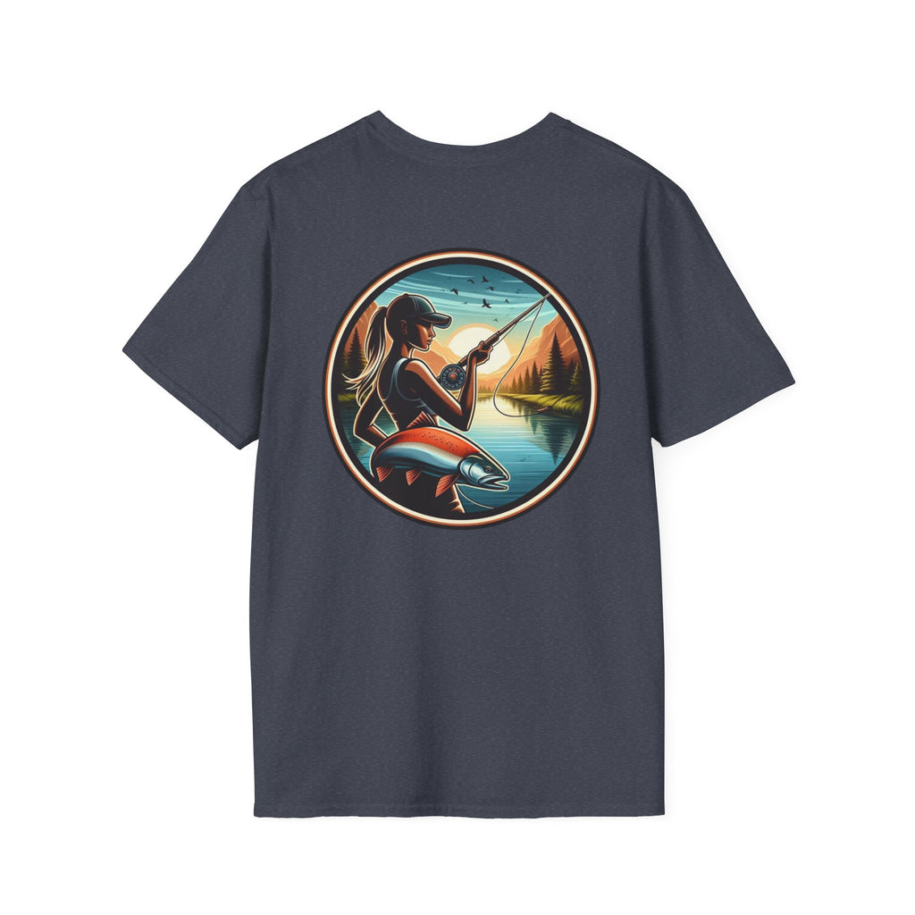 Patriotic Fishing t-shirt, American Flag Tee, 4th of July Shirt, USA Independence Day Top, Patriotic Graphic Tee, Unisex Patriotic
