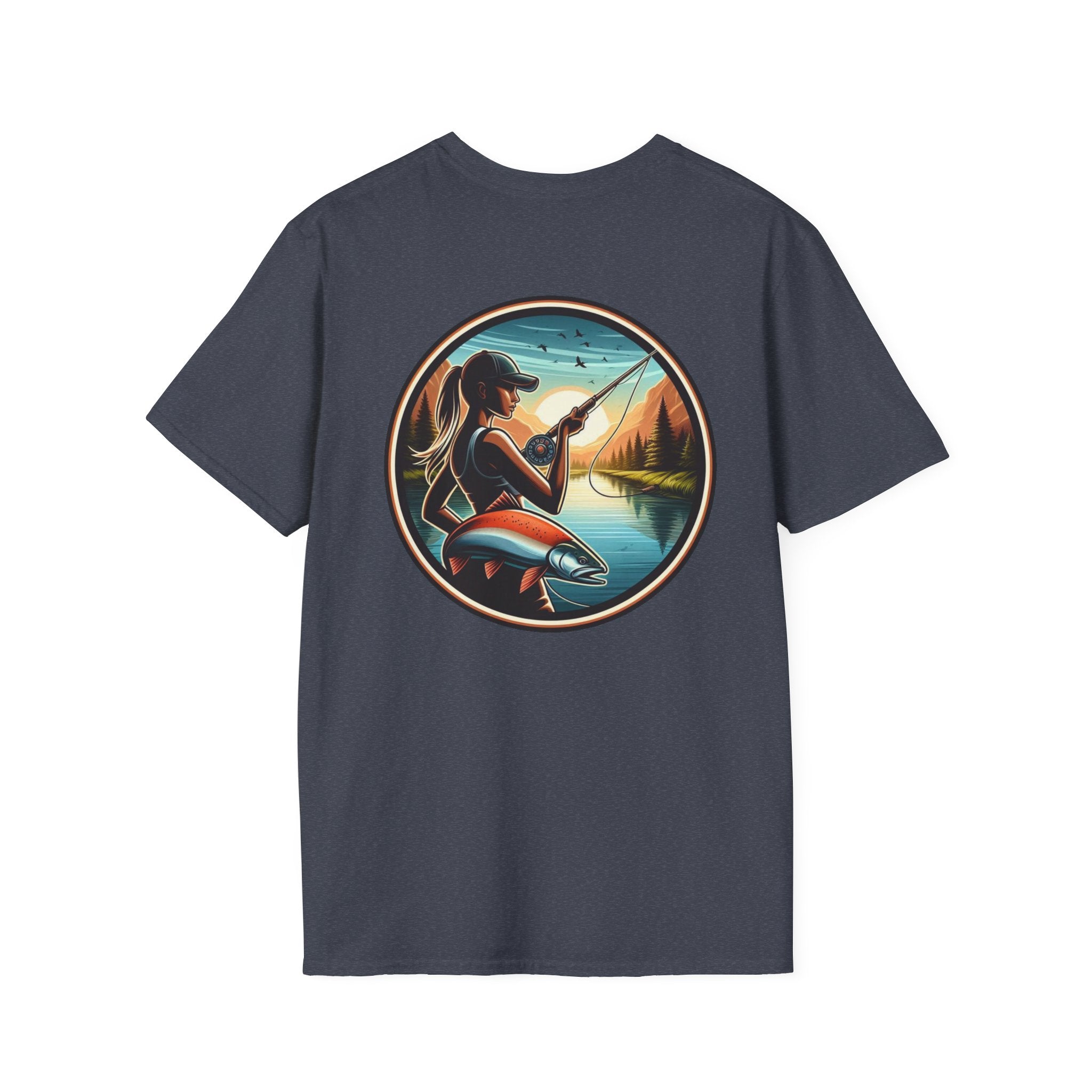 Patriotic Fishing t-shirt, American Flag Tee, 4th of July Shirt, USA Independence Day Top, Patriotic Graphic Tee, Unisex Patriotic