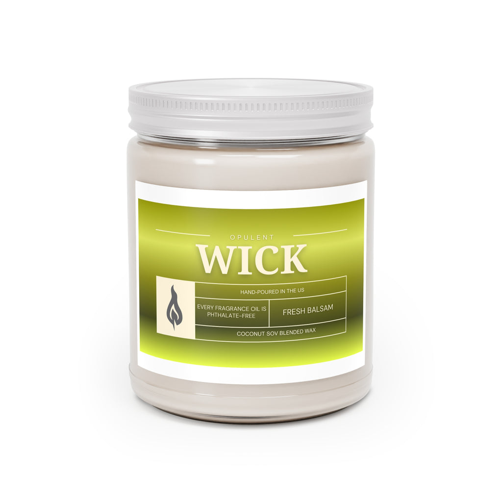 Soy Candles, OPULENT Wick, Hand-poured in the US, White Lid, 9oz, Aromatherapy, Relaxation, Home Decor, Gift, Scented Candles