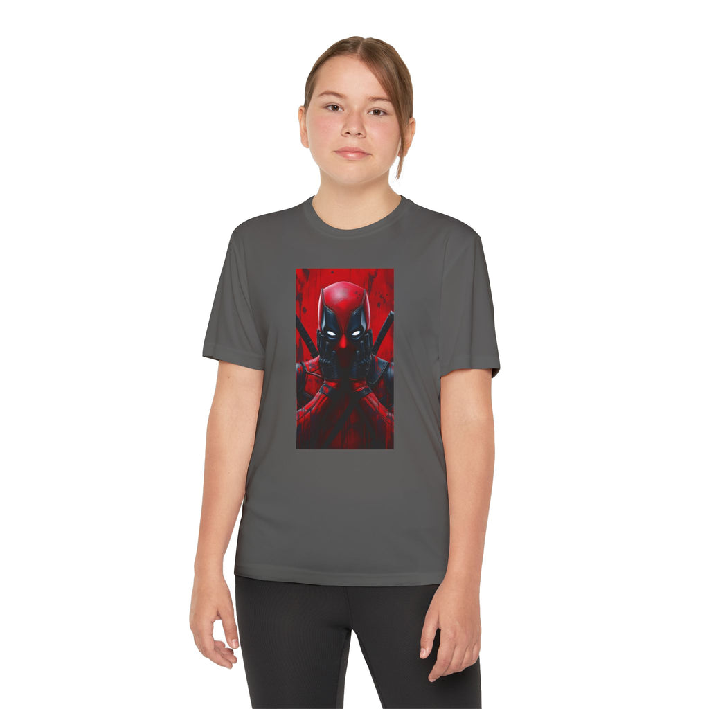 Deadpool Superhero Marvel Patriotic, Kids Graphic T-Shirt, Boys Hero Top, Girls Comic Book Clothing, Birthday