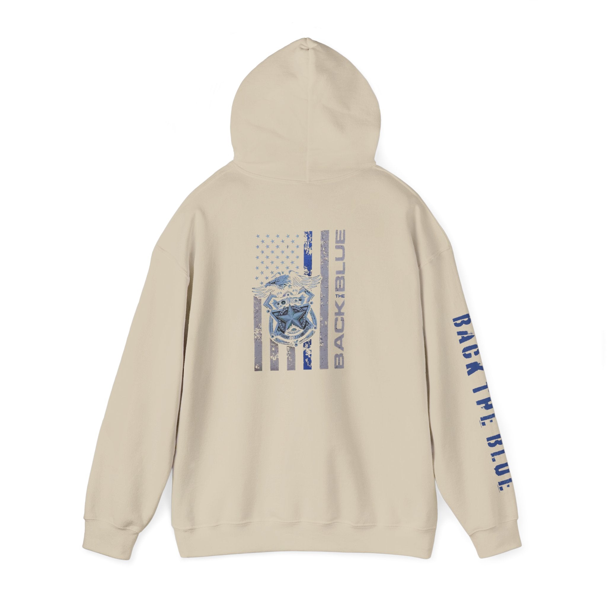 Patriotic Hoodie - Thin Blue Line Unisex Blend