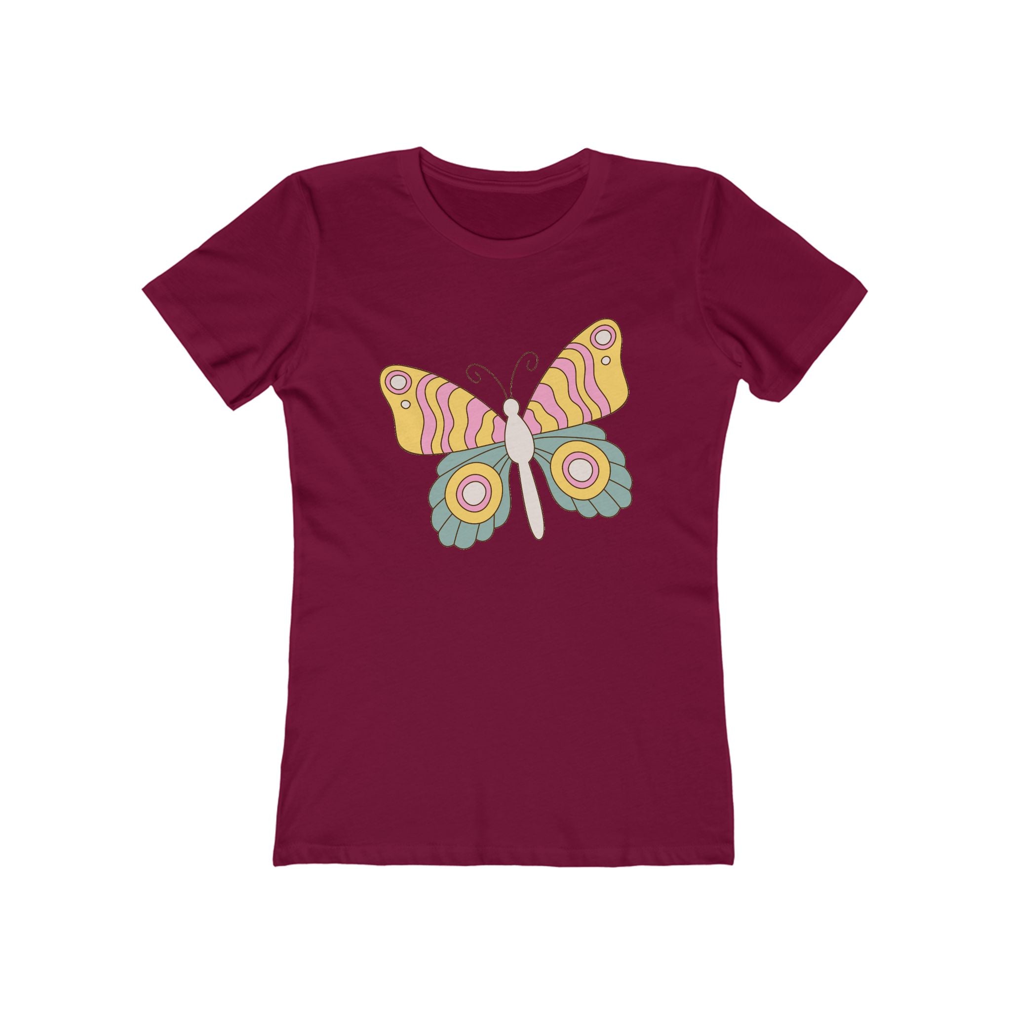 Butterfly Women's Tshirt, Butterfly Graphic Tee, Women's Butterfly Shirt, Butterfly Print Shirt, Boho Butterfly Tee