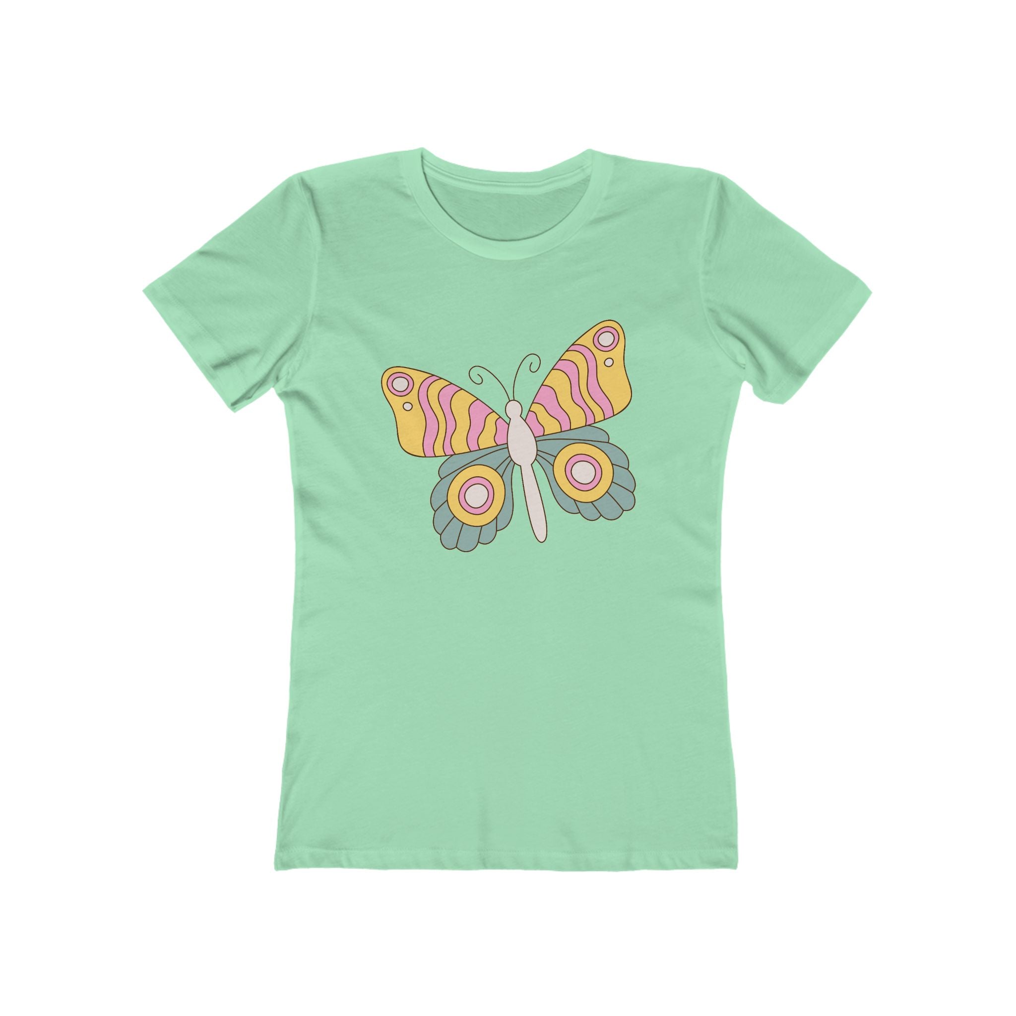 Butterfly Women's Tshirt, Butterfly Graphic Tee, Women's Butterfly Shirt, Butterfly Print Shirt, Boho Butterfly Tee
