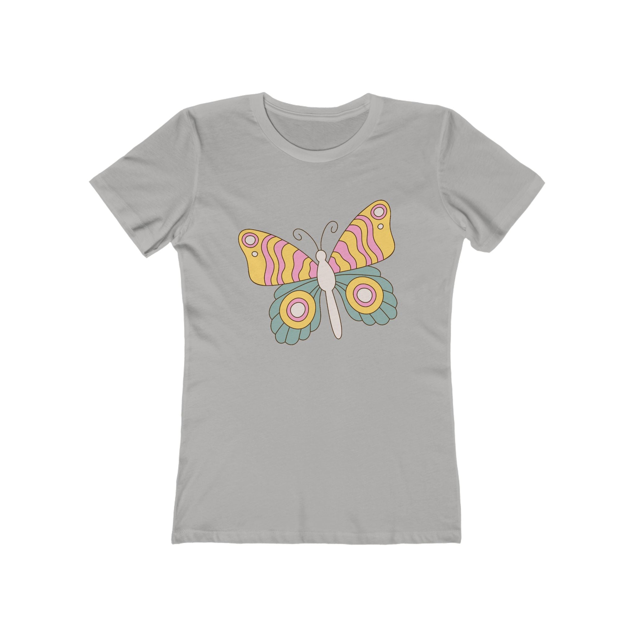 Butterfly Women's Tshirt, Butterfly Graphic Tee, Women's Butterfly Shirt, Butterfly Print Shirt, Boho Butterfly Tee