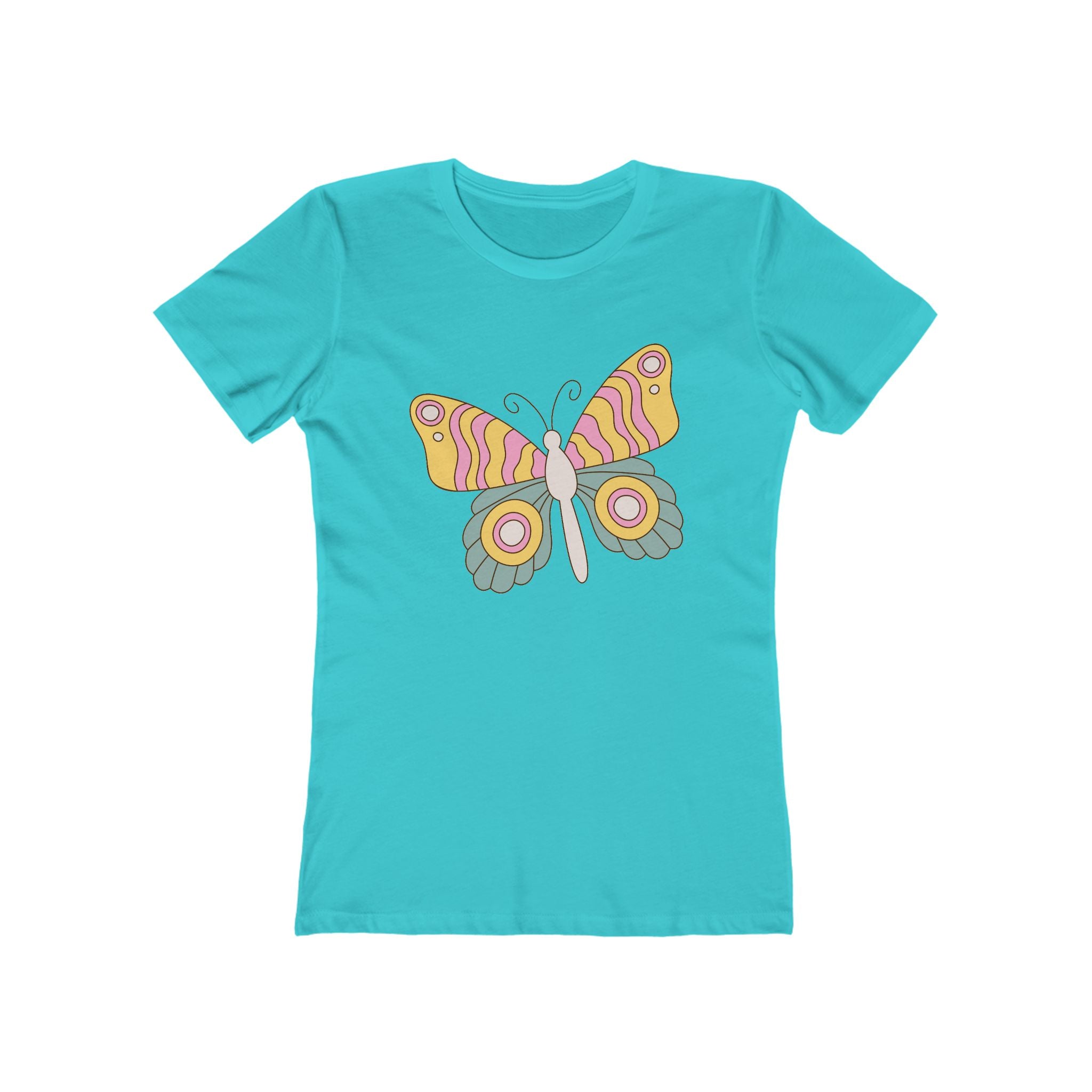 Butterfly Women's Tshirt, Butterfly Graphic Tee, Women's Butterfly Shirt, Butterfly Print Shirt, Boho Butterfly Tee