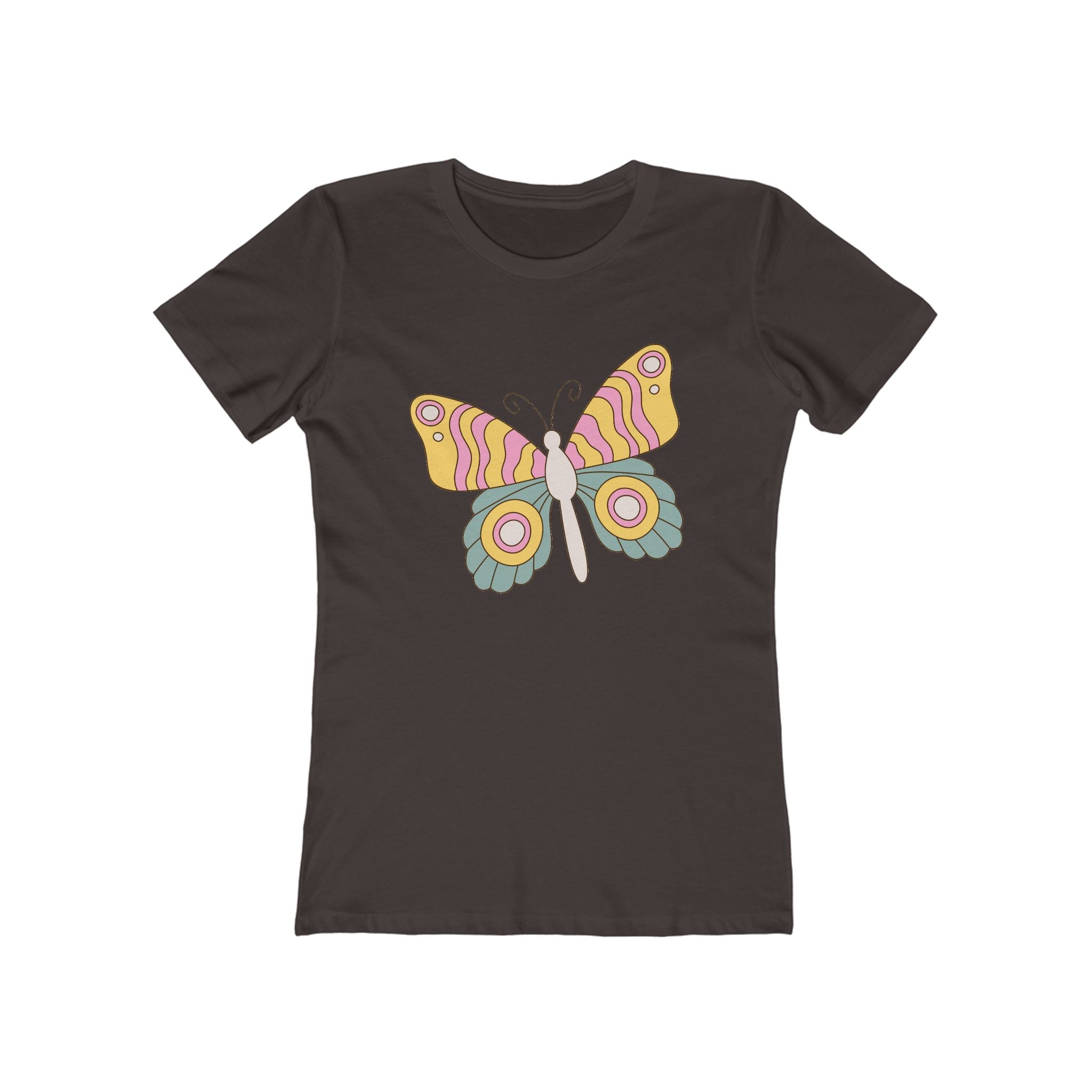 Butterfly Women's Tshirt, Butterfly Graphic Tee, Women's Butterfly Shirt, Butterfly Print Shirt, Boho Butterfly Tee