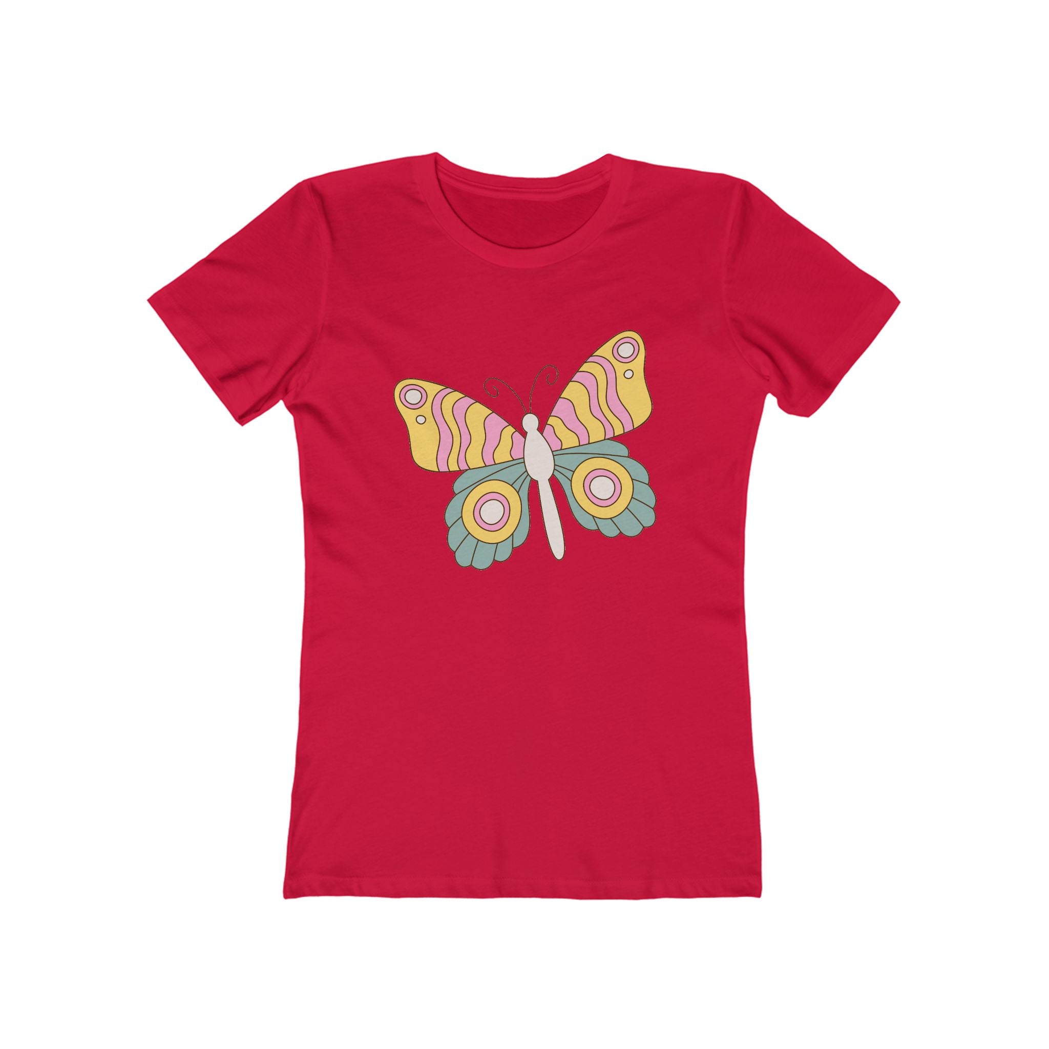 Butterfly Women's Tshirt, Butterfly Graphic Tee, Women's Butterfly Shirt, Butterfly Print Shirt, Boho Butterfly Tee