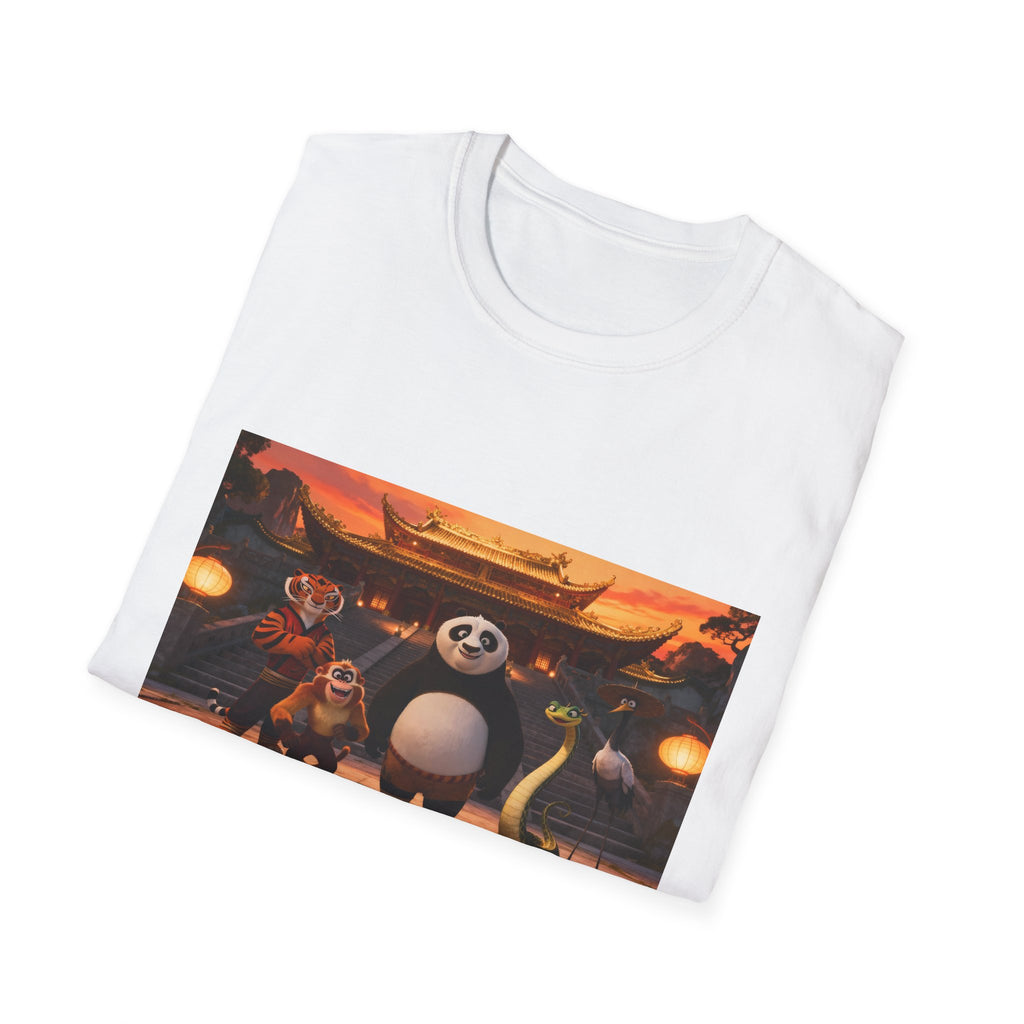 Kung Fu Panda Unisex Softstyle T-Shirt, DreamWorks Animation Youth Competitor Tee, Graphic Tee, Movie Fan Gift, Cult Classic Shirt, Comfy