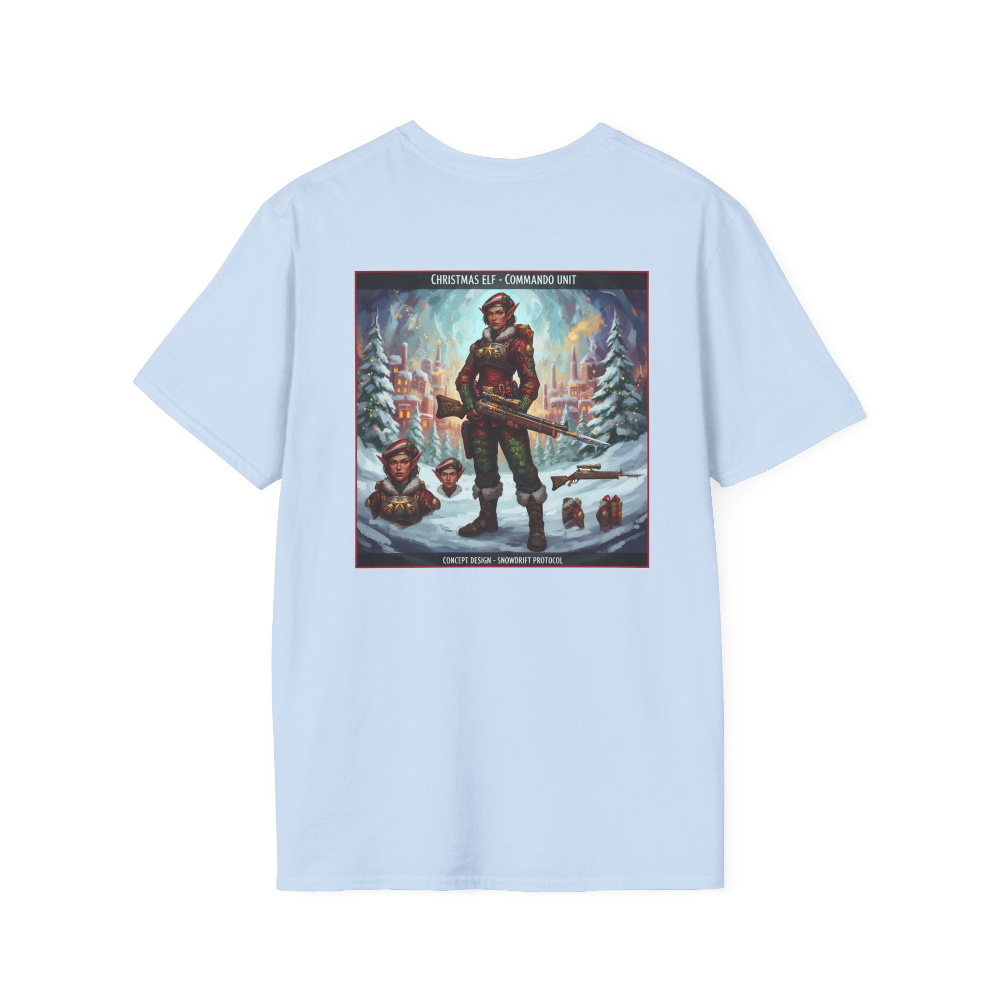 Yule Guard Patriotic Christmas Holiday ~ Unisex Softstyle T-Shirt
