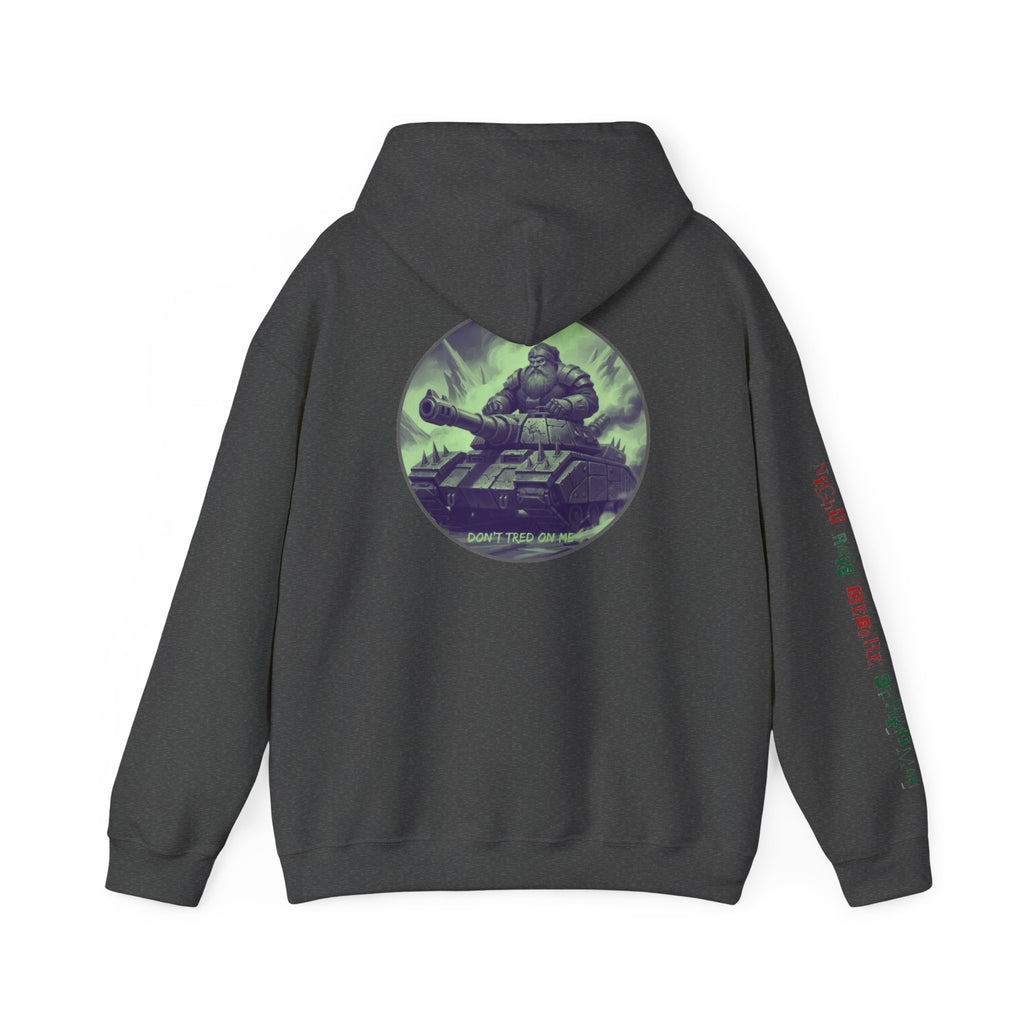 Santa Claus On A Tank Christmas Patriotic Hoodie Rebel Spirit Unisex Hoodie