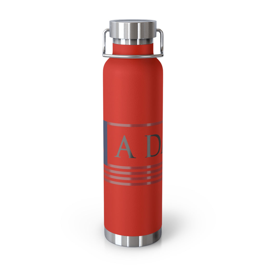 22 A Day Patriotic Copper Insulated Water Bottle