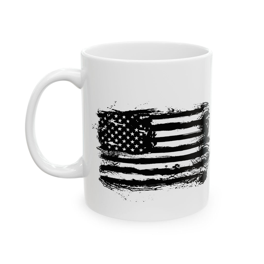 USA Black Flag Patriotic Coffee & Tea Mug