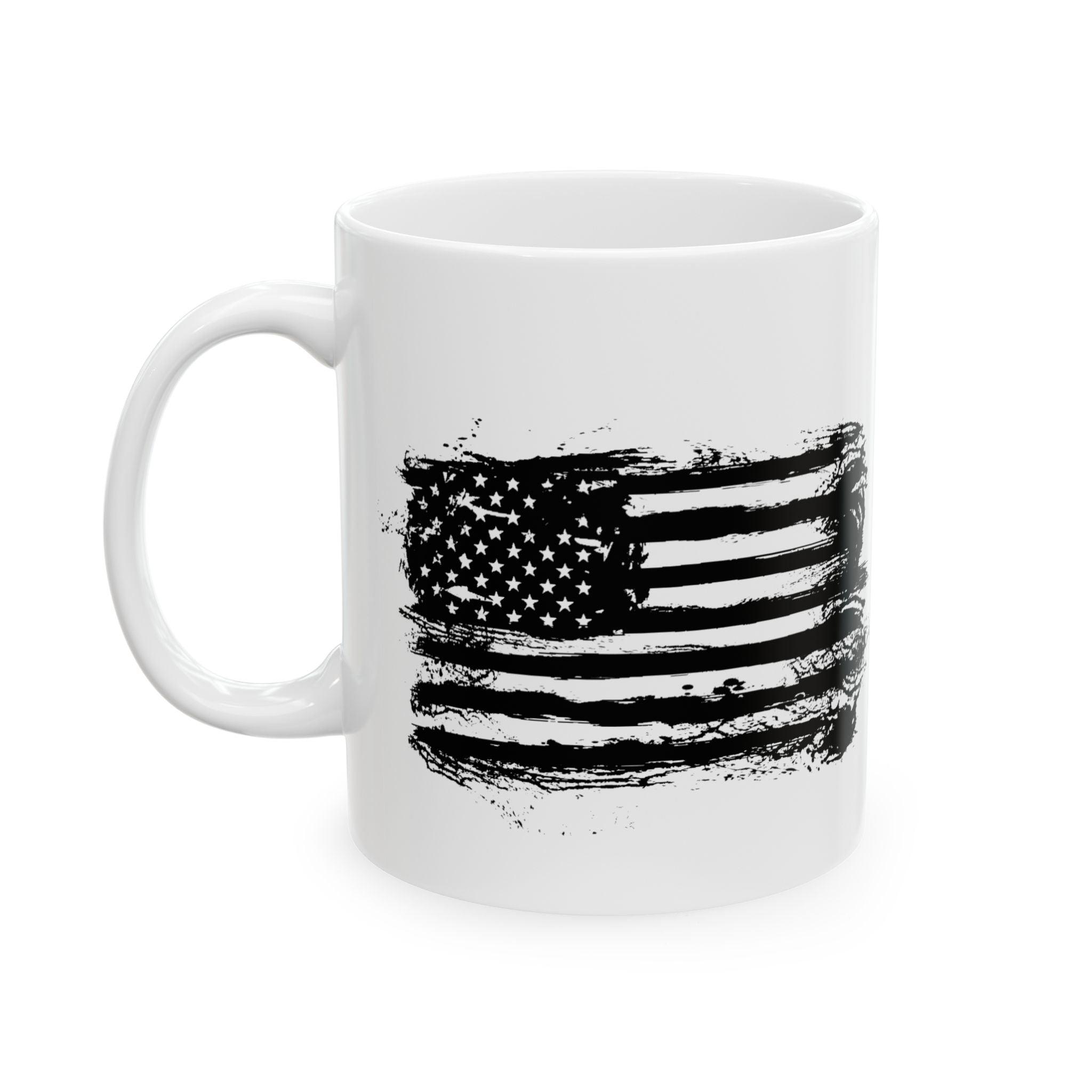 USA Black Flag Patriotic Coffee & Tea Mug