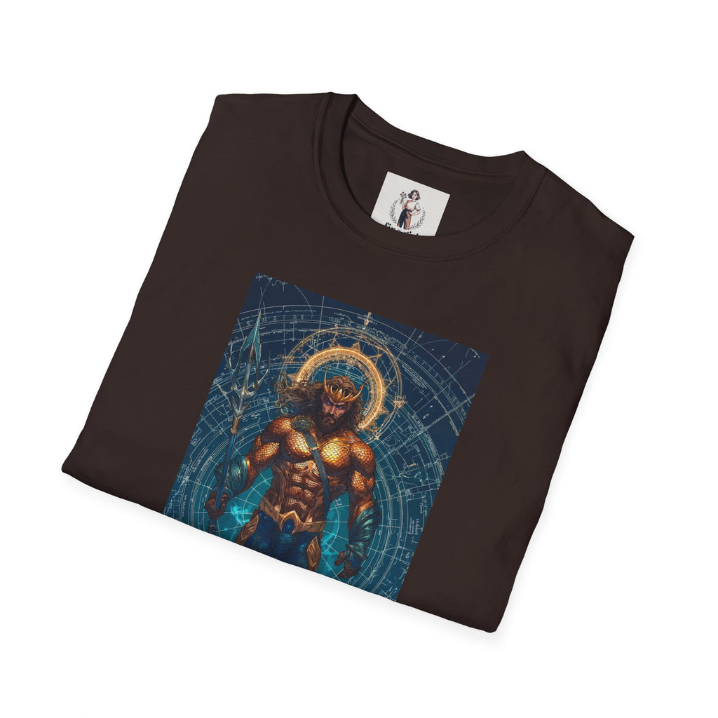 Aquaman Superhero Marvel Unisex Softstyle T-Shirt, Comic Book Tee, Geeky Clothing, Cosplay Costume Top