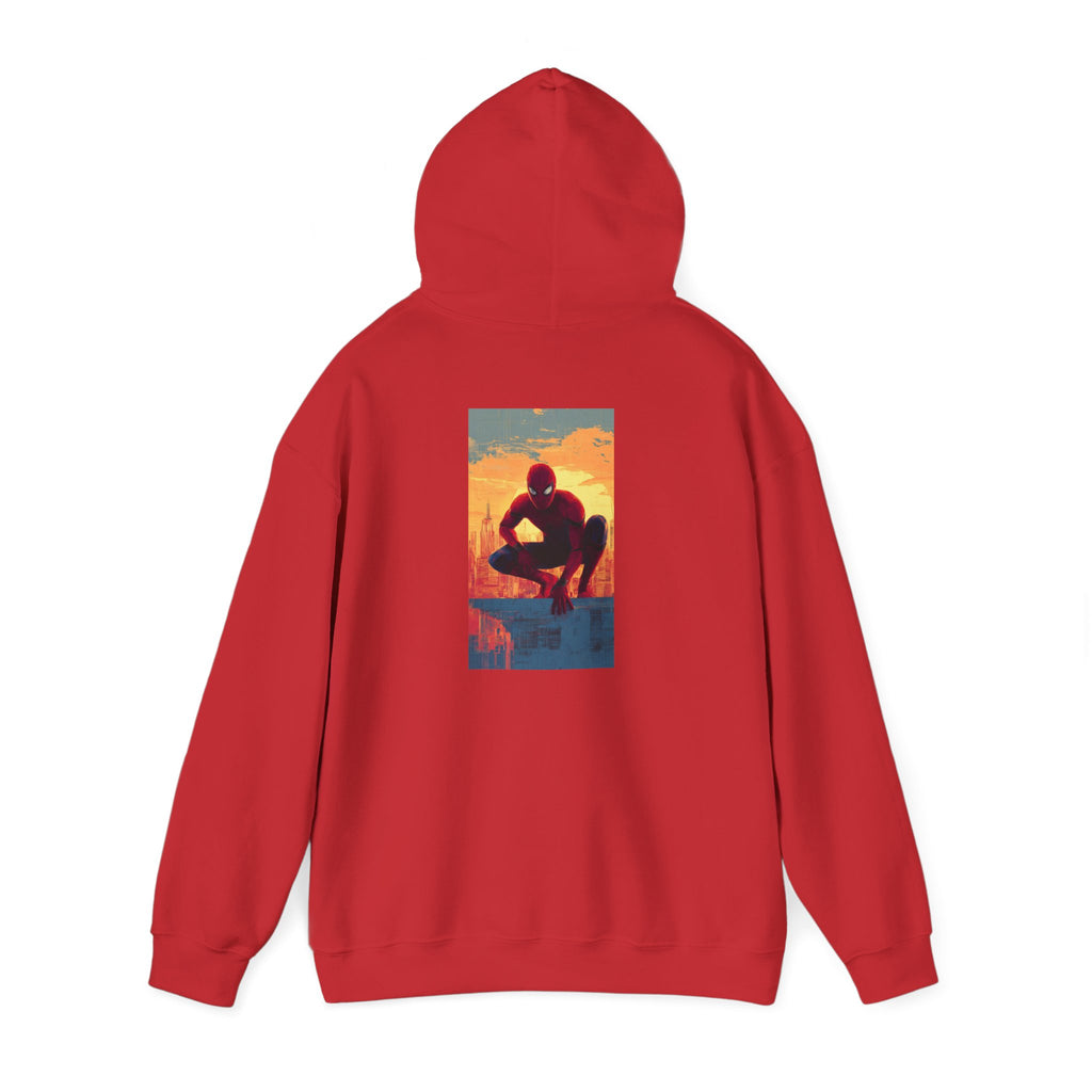 Hooded Sweatshirt - Spiderman Design