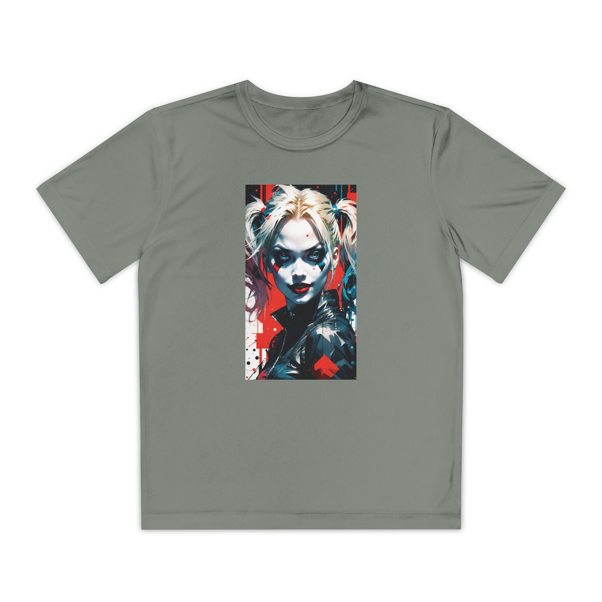 Superhero Youth T-Shirt Sports Graphic Tee, Cool Athletic Shirt for Kids