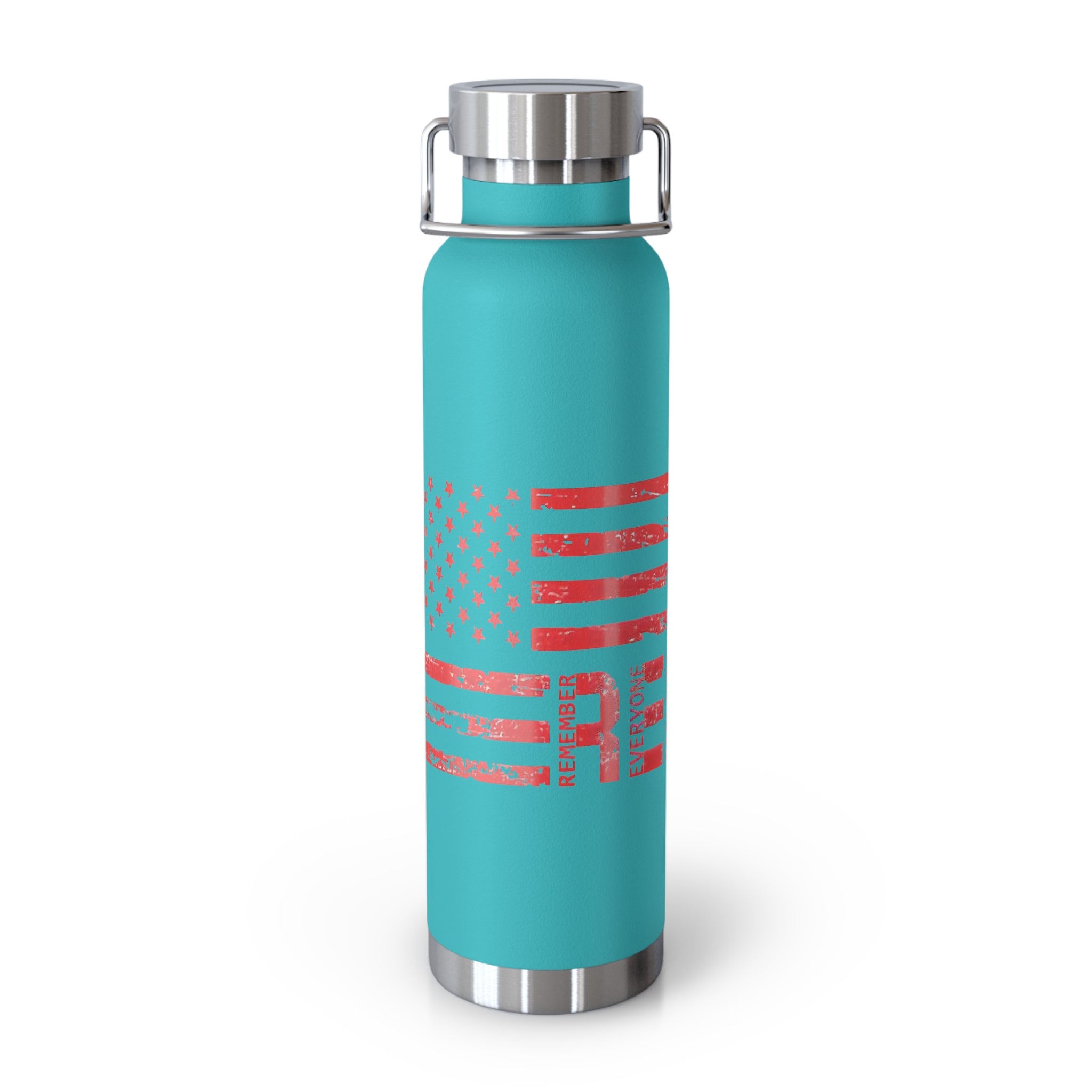 Red Friday Patriotic Copper Insulated Water Bottle
