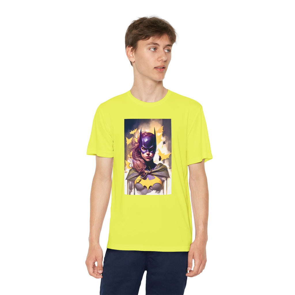 Superhero Youth T-Shirt Sports Graphic Tee, Cool Athletic Shirt for Kids