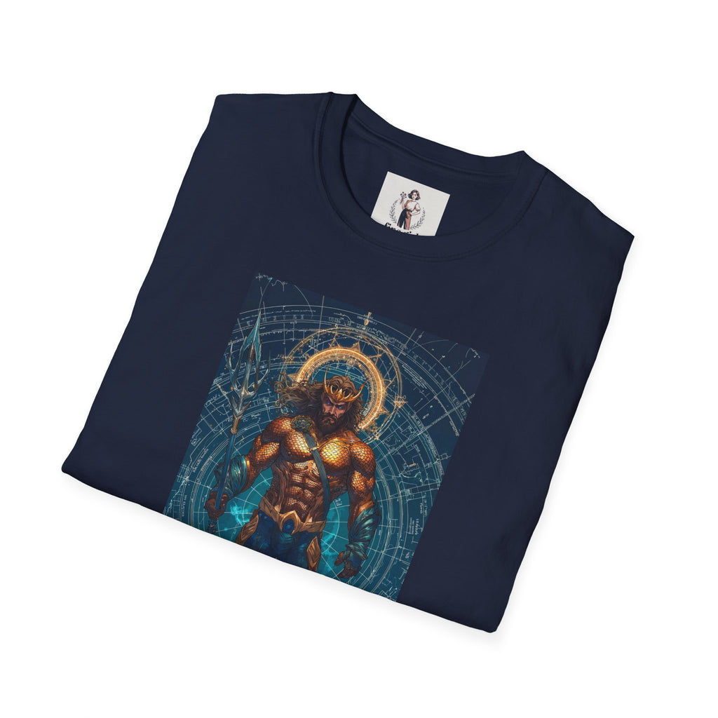 Aquaman Superhero Marvel Unisex Softstyle T-Shirt, Comic Book Tee, Geeky Clothing, Cosplay Costume Top