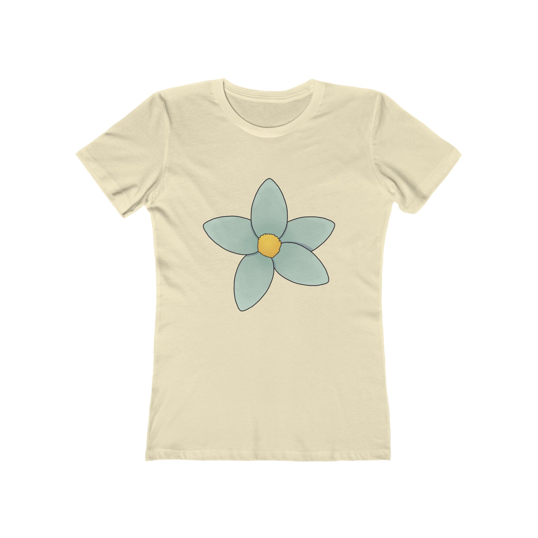 Flower Women's Tshirt, Floral Graphic Tee, Casual Top for Her, Spring Blossom Shirt, Botanical Print Blouse