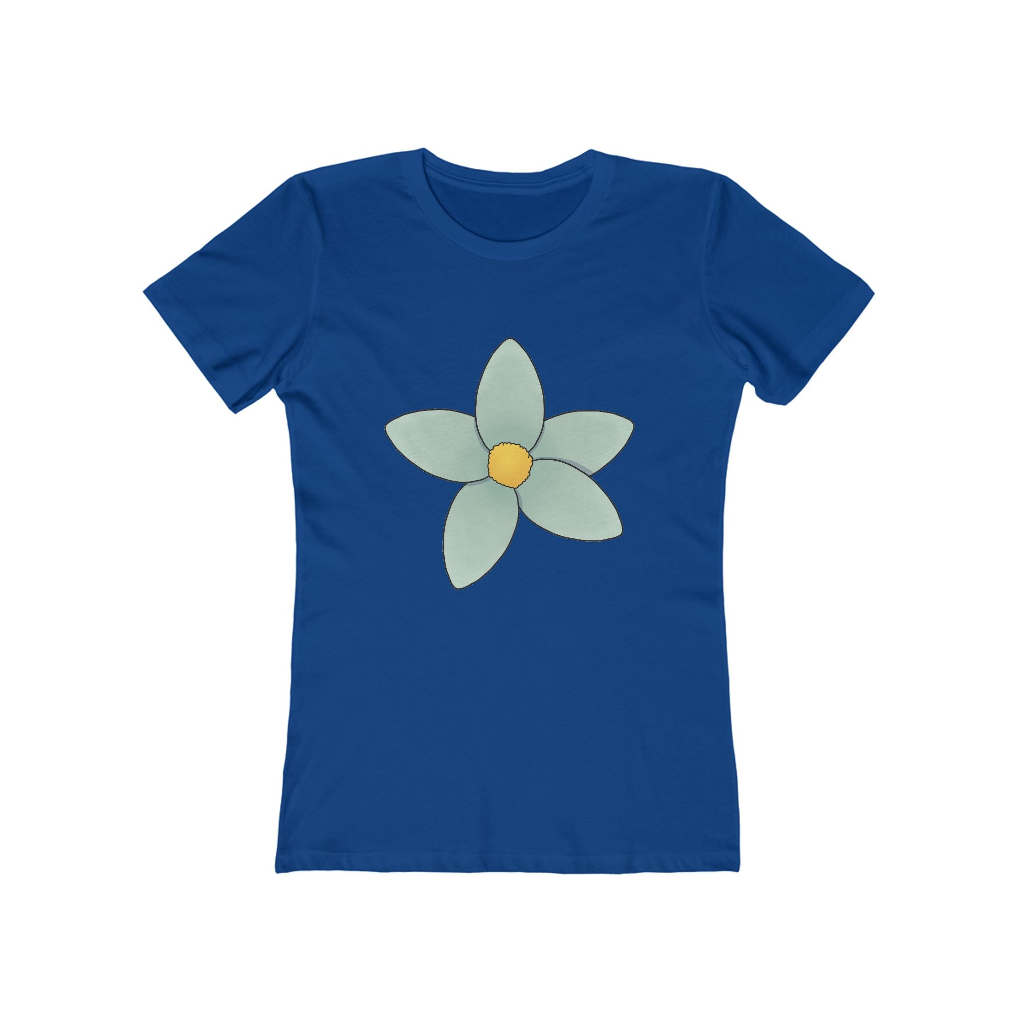 Flower Women's Tshirt, Floral Graphic Tee, Casual Top for Her, Spring Blossom Shirt, Botanical Print Blouse