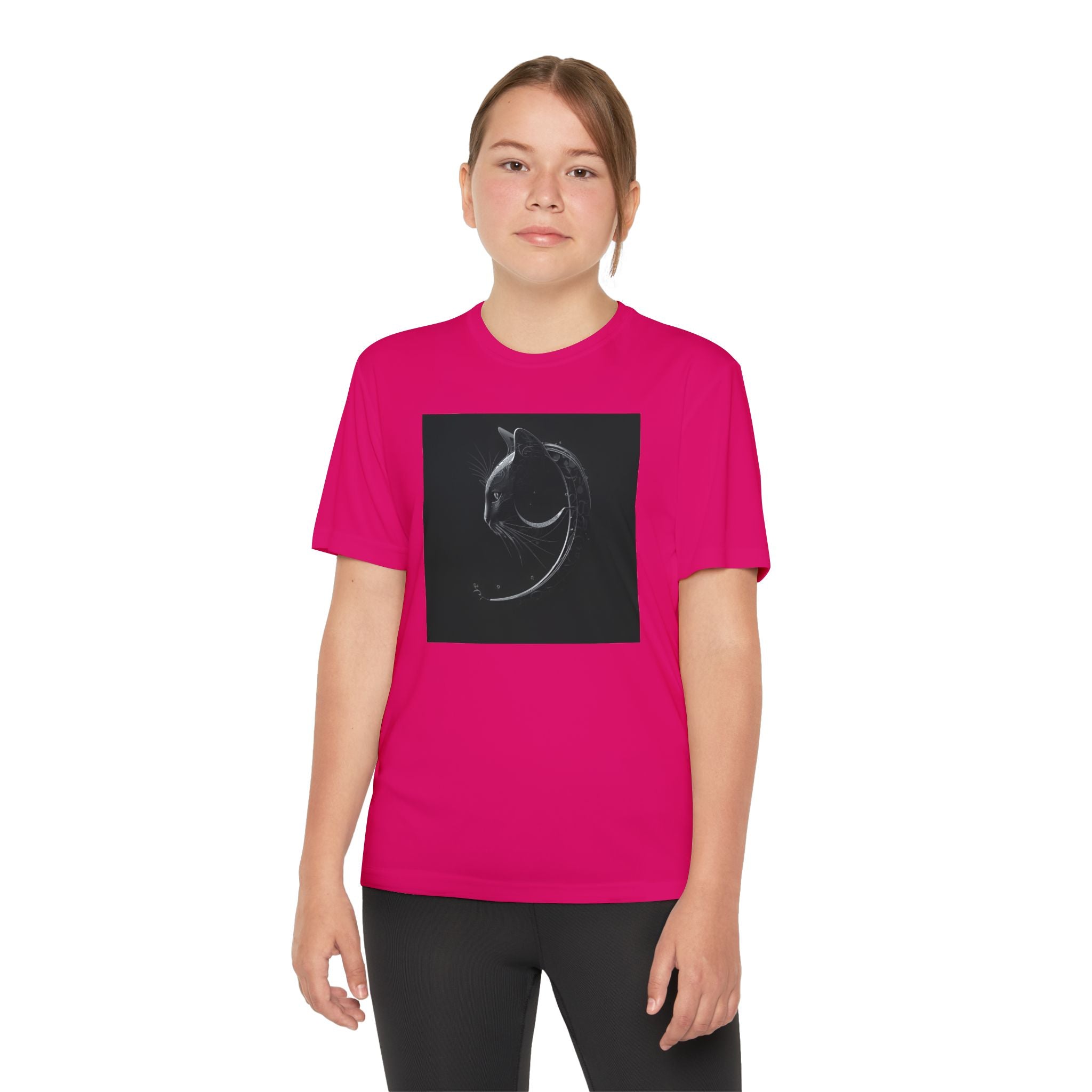 Youth Tee Shirt, Kids Animal Graphic Top, Cute Black and White Tee, Children's Zoo Theme Shirt, Bamboo Bear