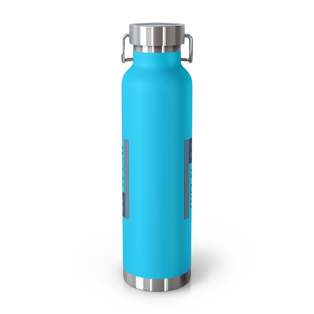 22 A Day Patriotic Copper Insulated Water Bottle