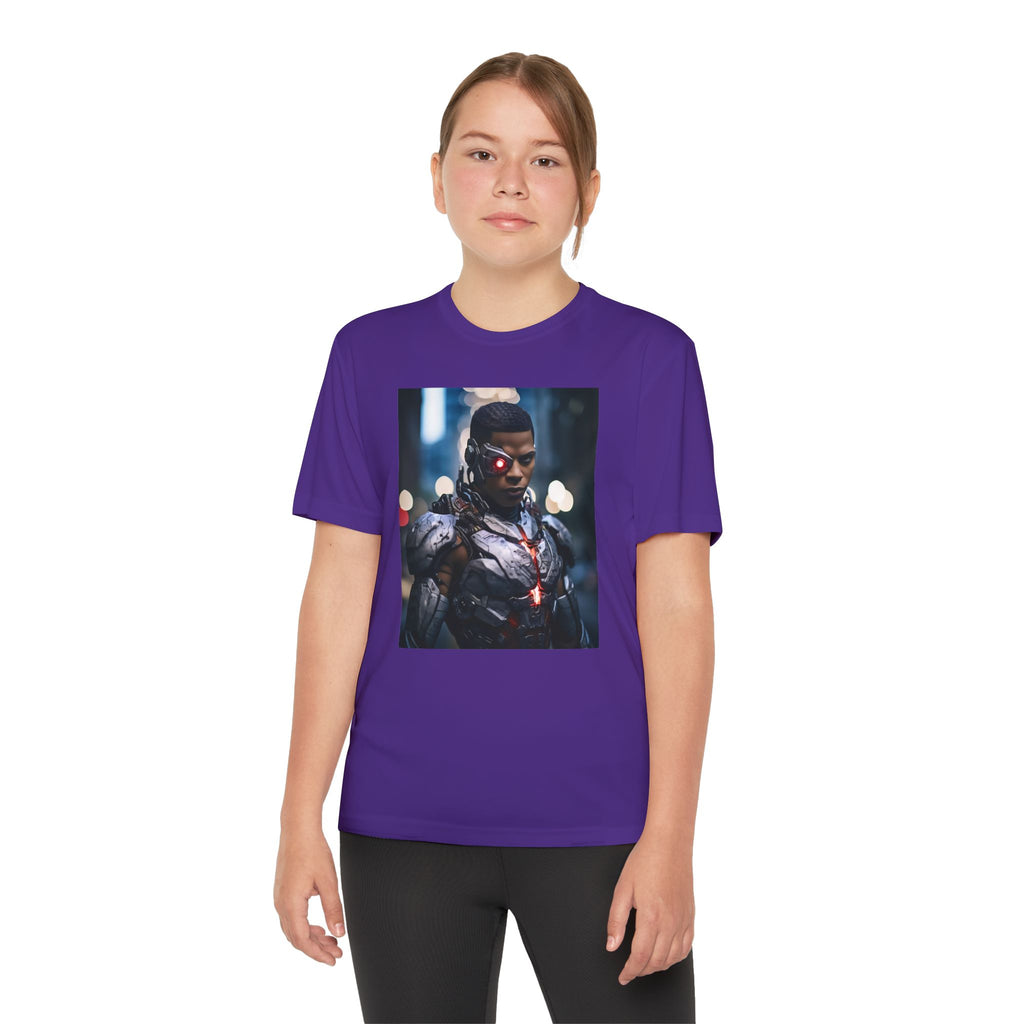 Cyborg Superhero Marvel Patriotic, Kids Graphic T-Shirt, Boys Hero Top, Girls Comic Book Clothing, Birthday