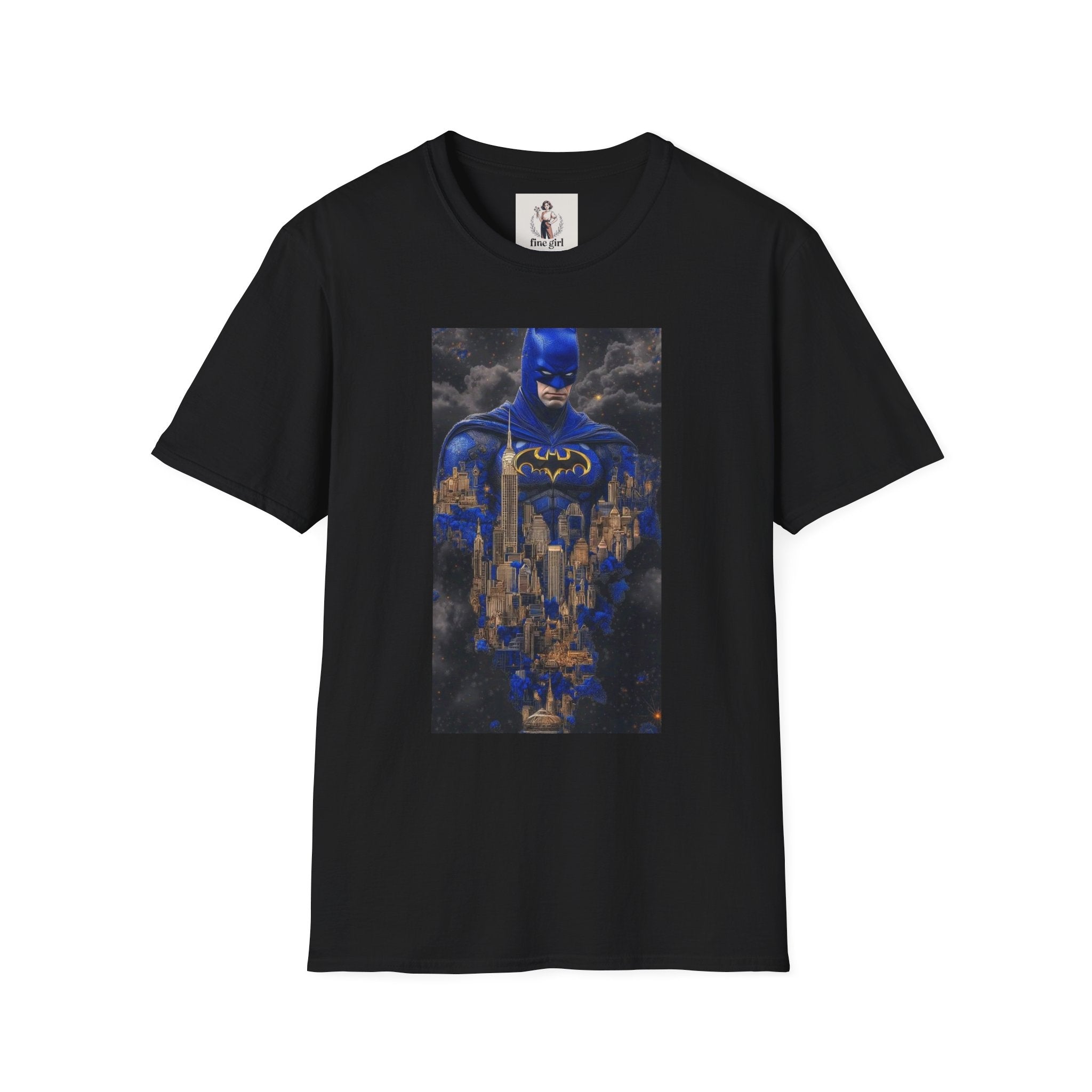 Batman Marvel Unisex Softstyle T-Shirt, Comic Book Tee, Geeky Clothing, Cosplay Costume Top