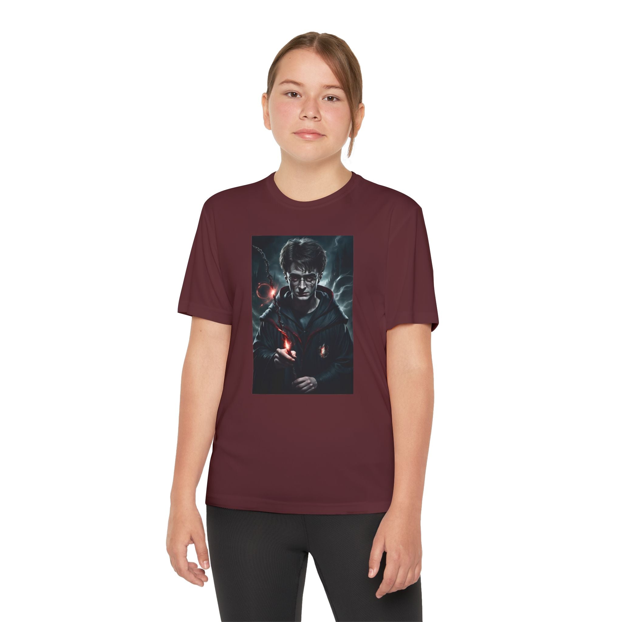 Youth Competitor Tee - Harry Potter, Wizard School Shirt, Magical Kids Top, Hogwarts Fan Gift, Sorcerer's Stone T-Shirt