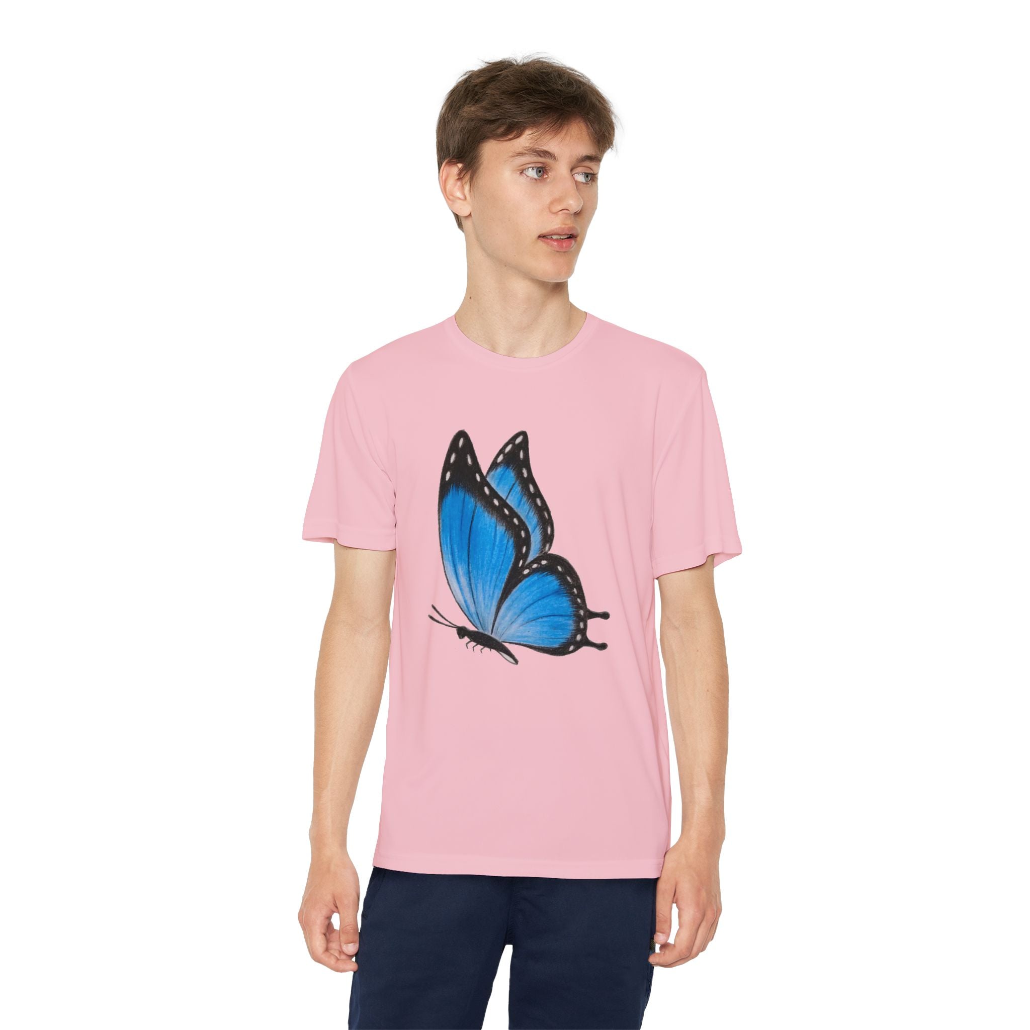 Butterffy Youth T-Shirt Sports Graphic Tee, Cool Athletic Shirt for Kids, Perfect for Sports Events, Team Spirit