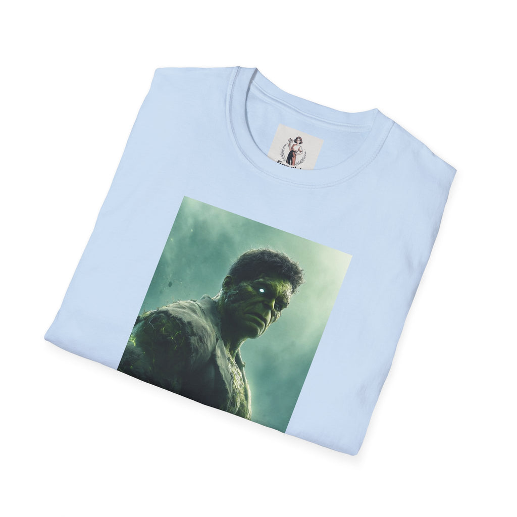 The Incredible Hulk Superhero Marvel Unisex Softstyle T-Shirt, Comic Book Tee, Geeky Clothing, Cosplay Costume Top