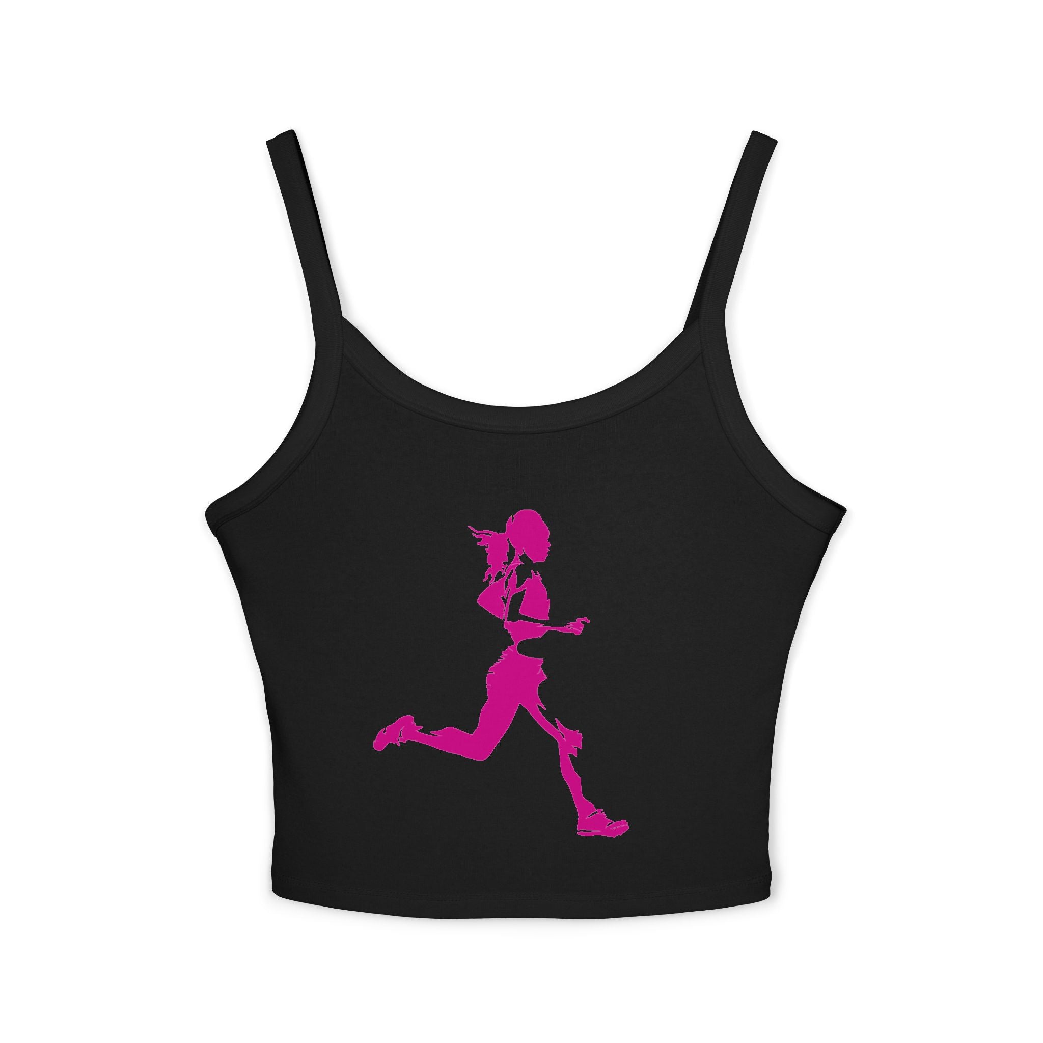Running Woman Tank Top, Athletic Workout Top, Fitness Sleeveless Shirt, Jogging Muscle Tee, Exercise Gym Cami