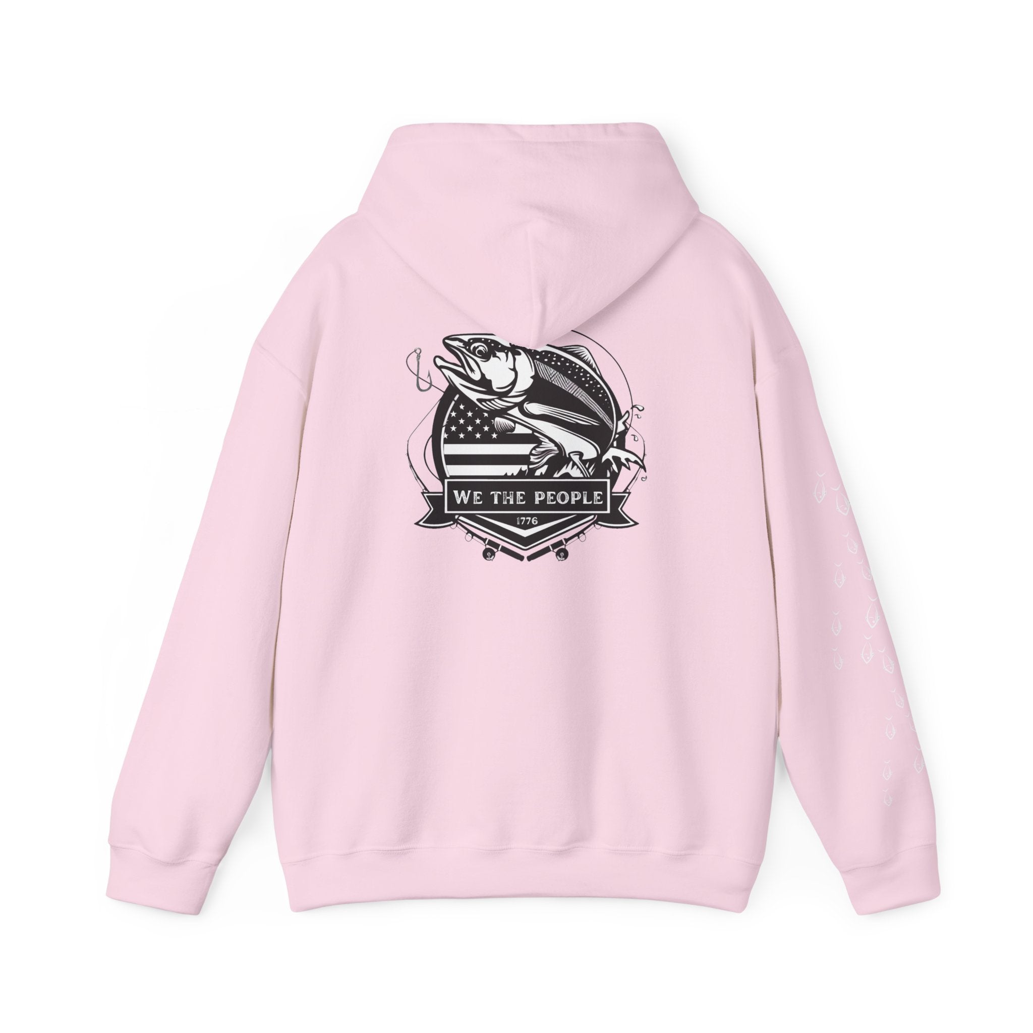 Fishing Patriotic Hoodie | Fishing Flag Hoodie, American Fishing Sweatshirt