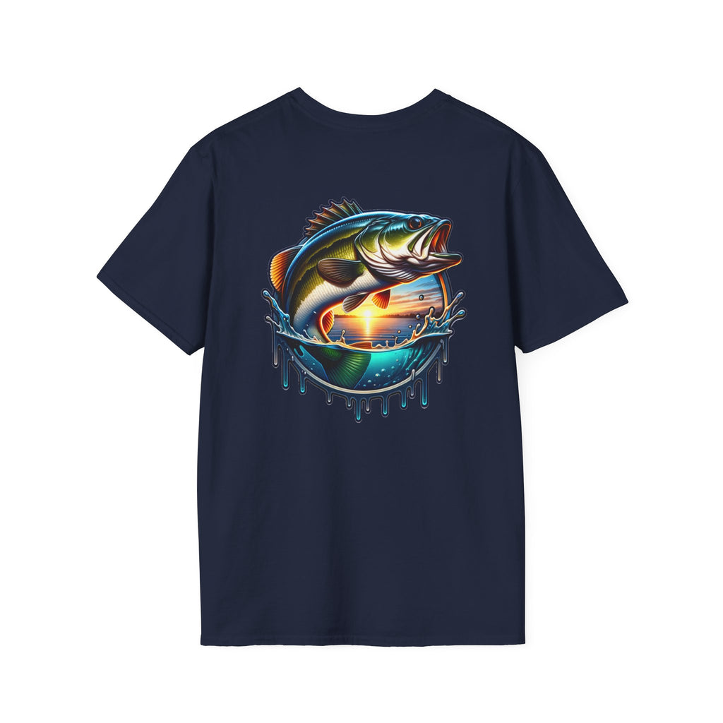 Patriotic Fishing Tshirt, American Flag Tee, 4th of July Shirt, USA Independence Day Top, Patriotic Graphic Tee, Unisex Patriotic