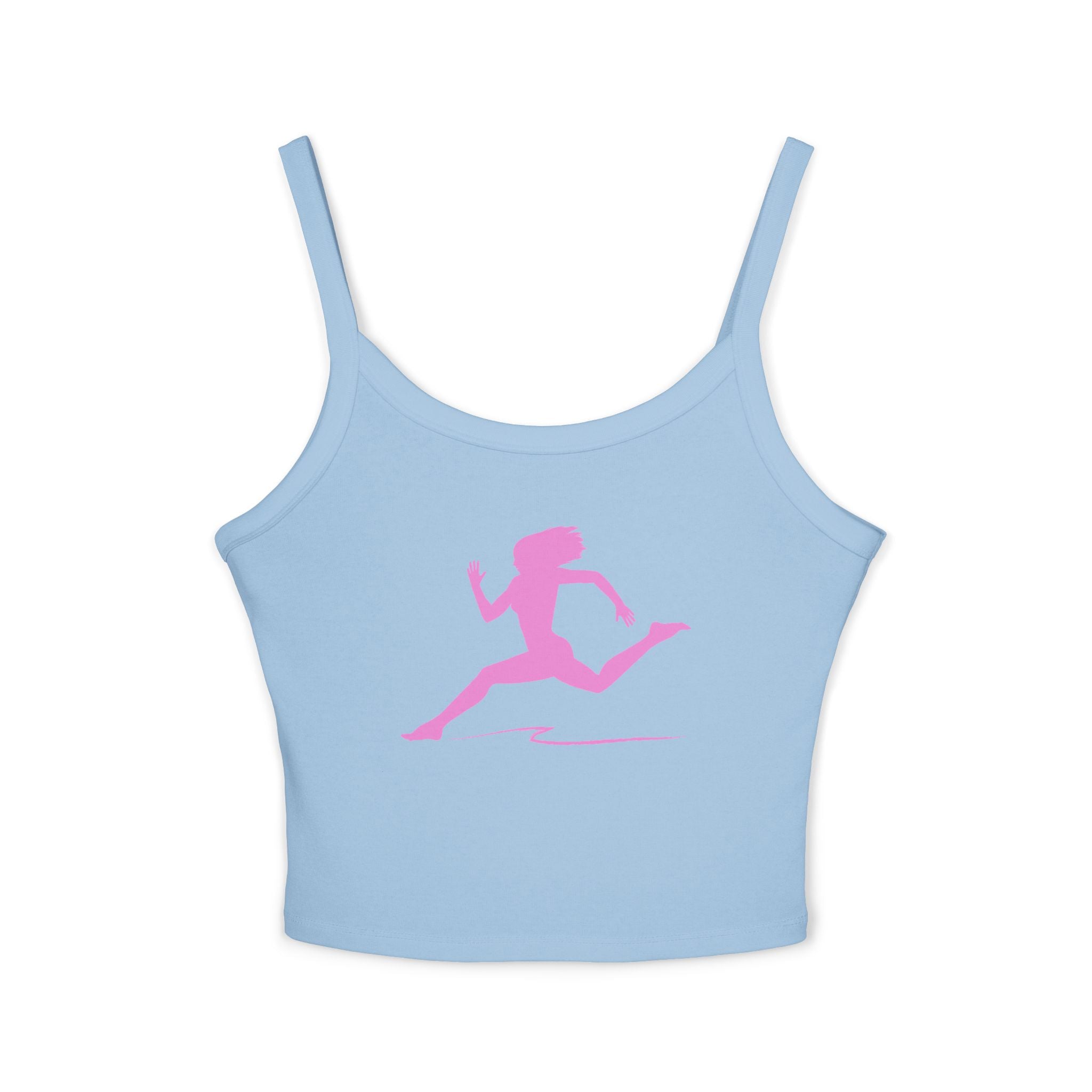 Running Woman Tank Top, Athletic Workout Top, Fitness Sleeveless Shirt, Jogging Muscle Tee, Exercise Gym Cami