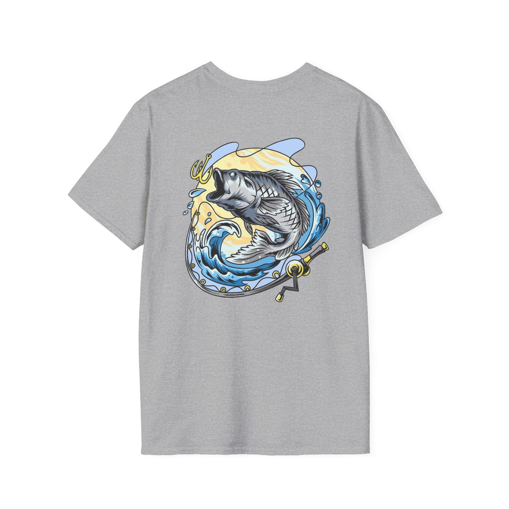 Patriotic Fishing Tshirt, American Flag Tee, 4th of July Shirt, USA Independence Day Top, Patriotic Graphic Tee, Unisex Patriotic